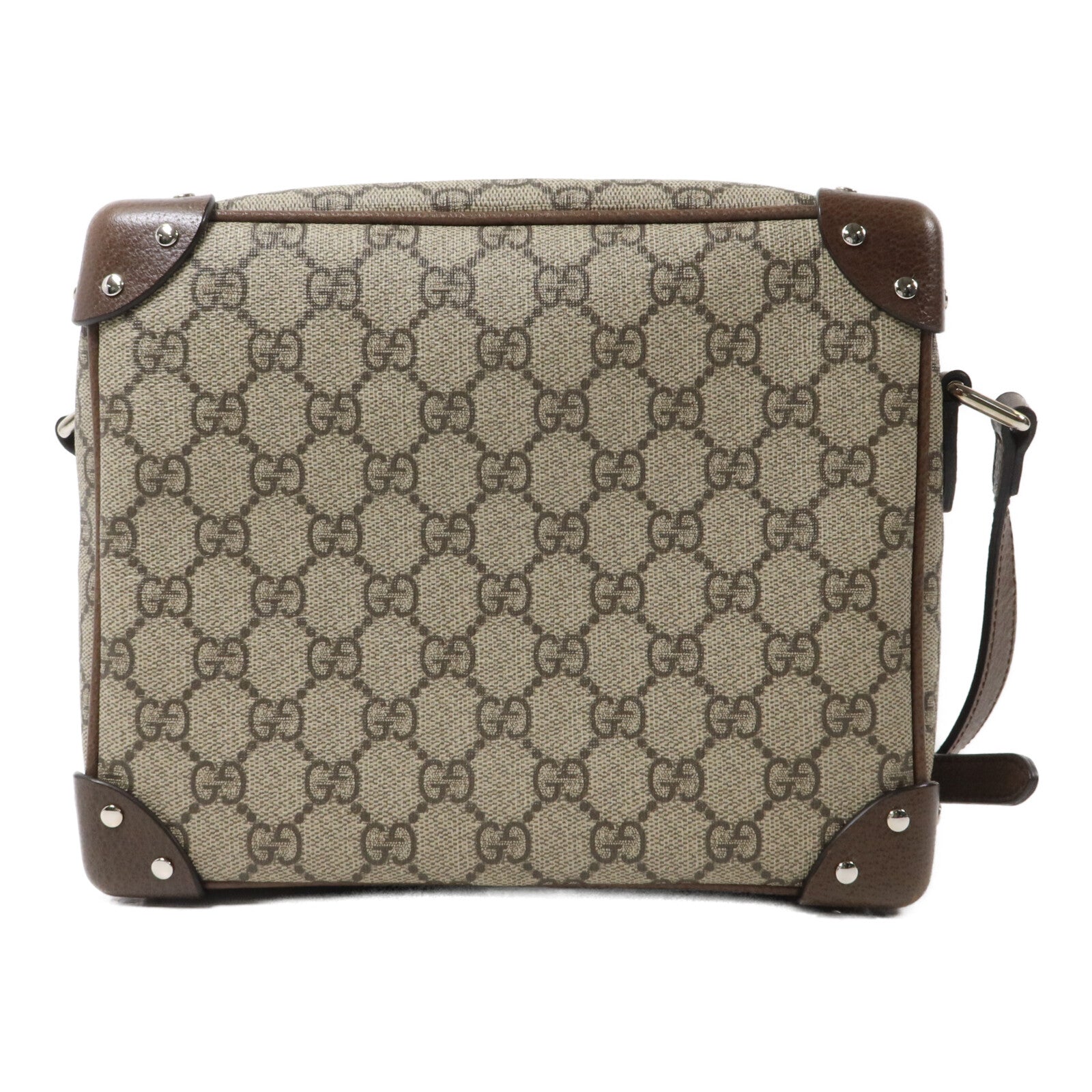 GUCCI 塗層帆布GG Supreme Soft Trunk肩背袋