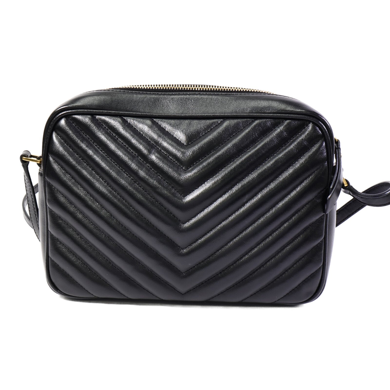YVES SAINT LAURENT 牛皮皮革Lou Camera Bag肩背袋
