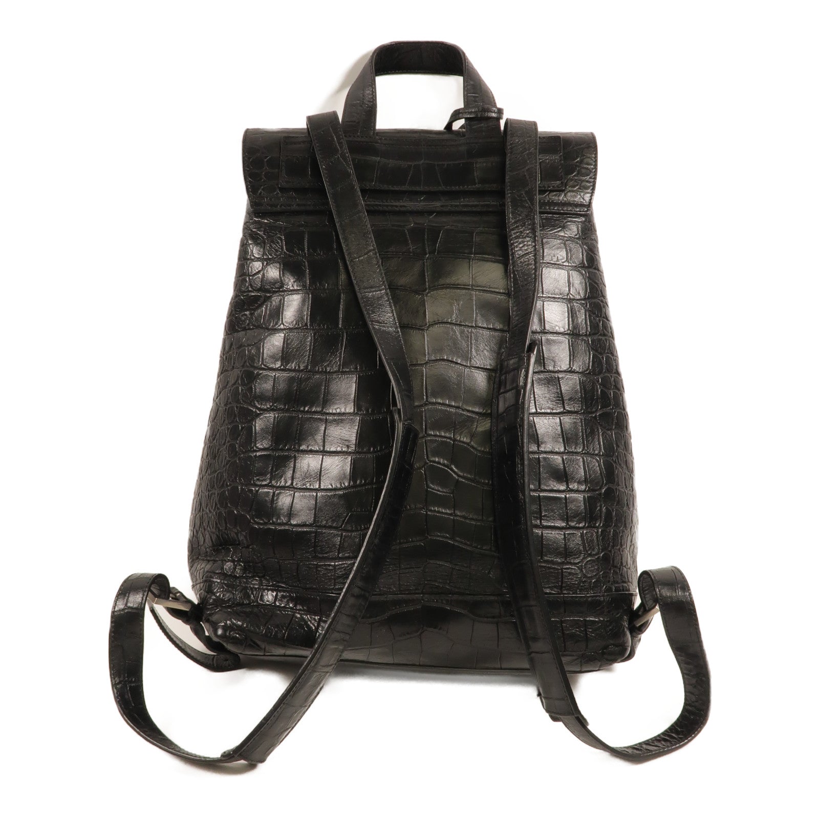 SAINT LAURENT 牛皮皮革Sac de Jour Backpack背包
