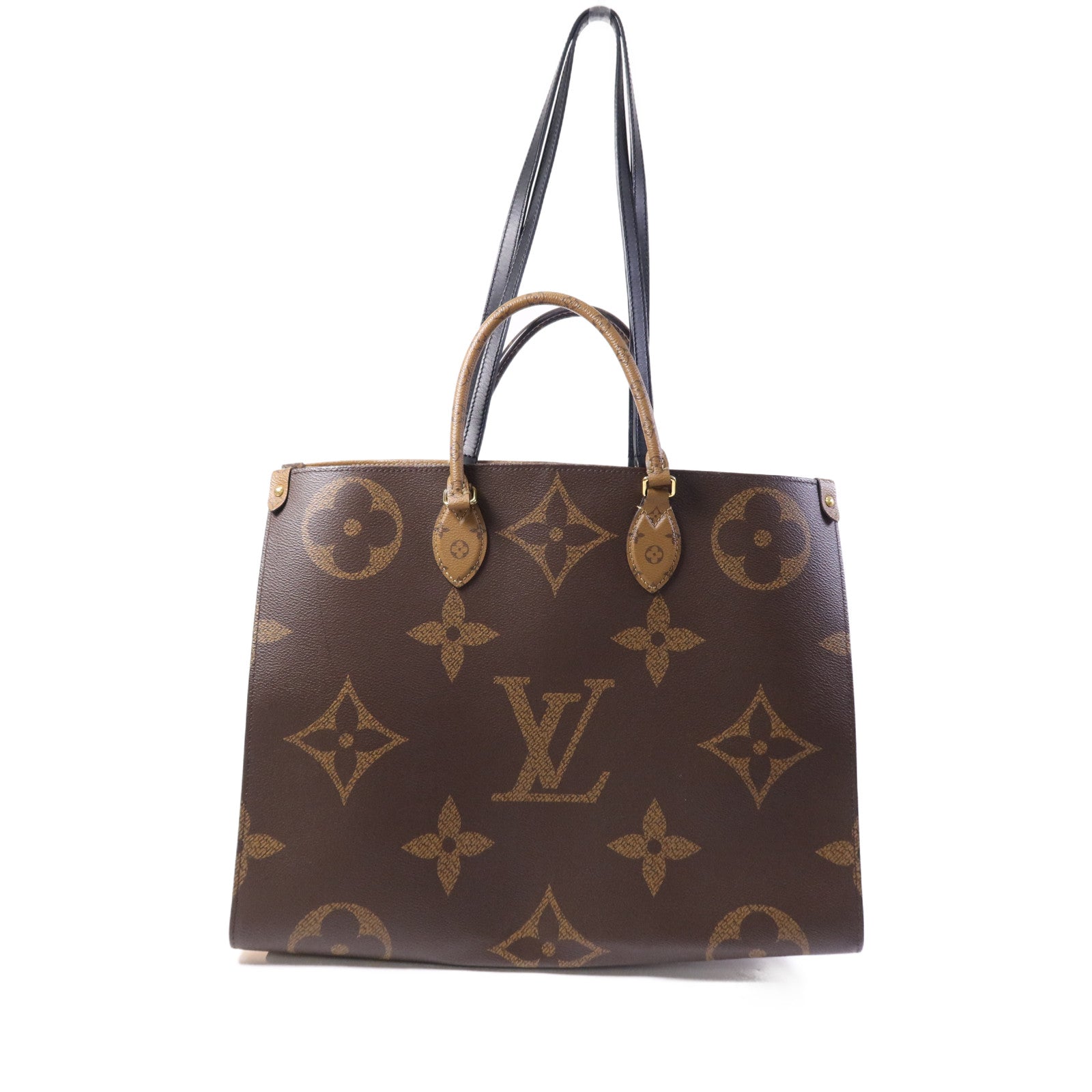 LOUIS VUITTON 【激減優惠】Monogram Giant OnTheGo GM金扣手挽肩背兩用袋