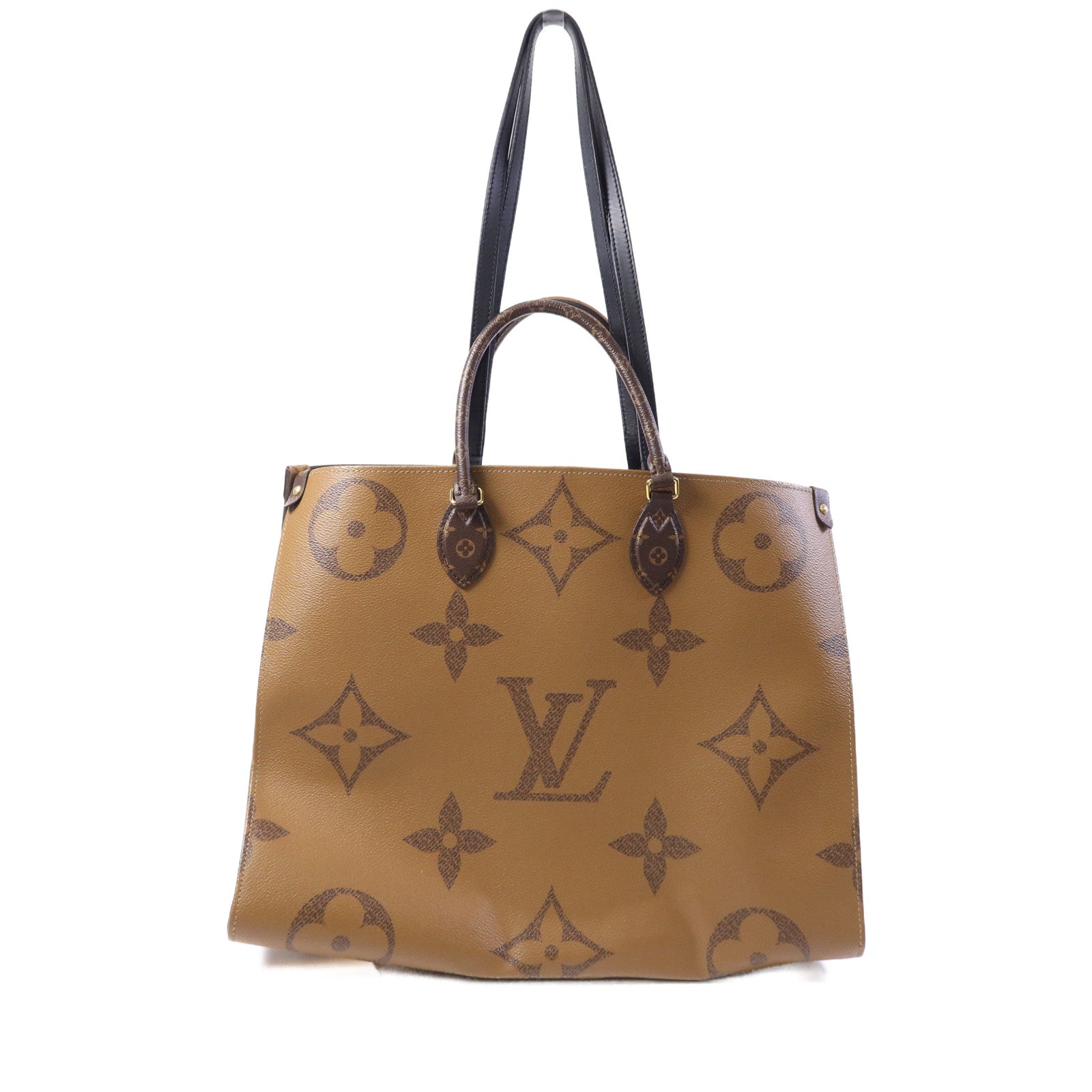 LOUIS VUITTON 【激減優惠】Monogram Giant OnTheGo GM金扣手挽肩背兩用袋