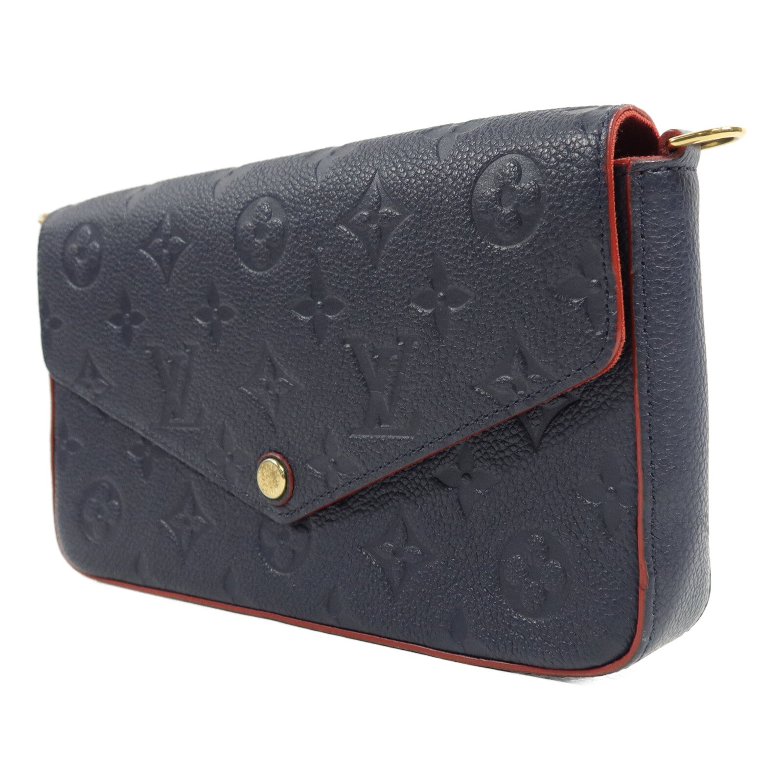 LOUIS VUITTON Monogram Empreinte Pochette Felicie鏈帶肩背袋