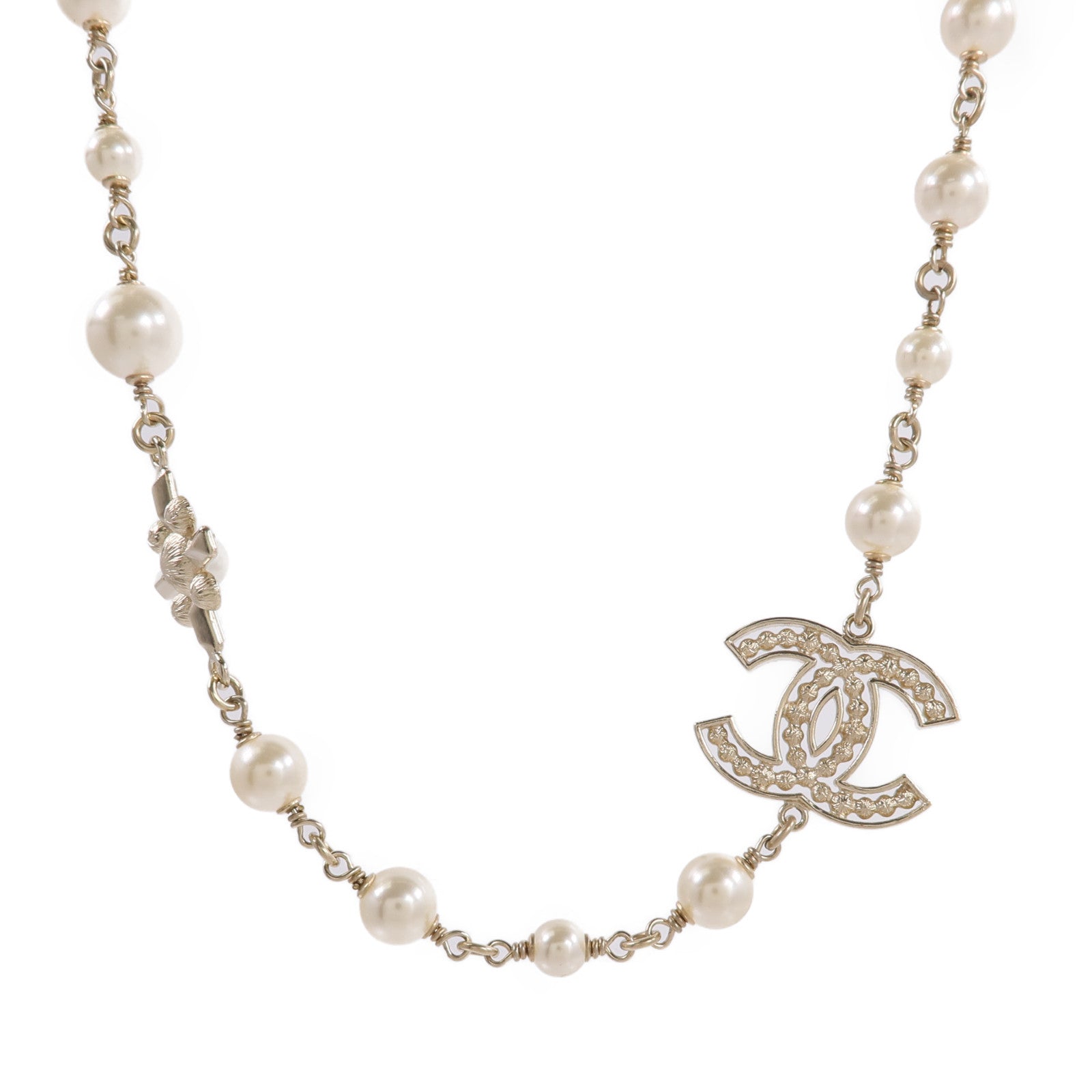 CHANEL PVC/金屬Necklace項鍊