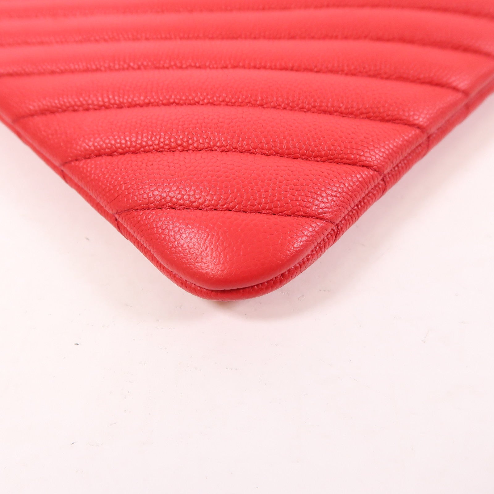 CHANEL 牛皮皮革Clutch金扣手拿包