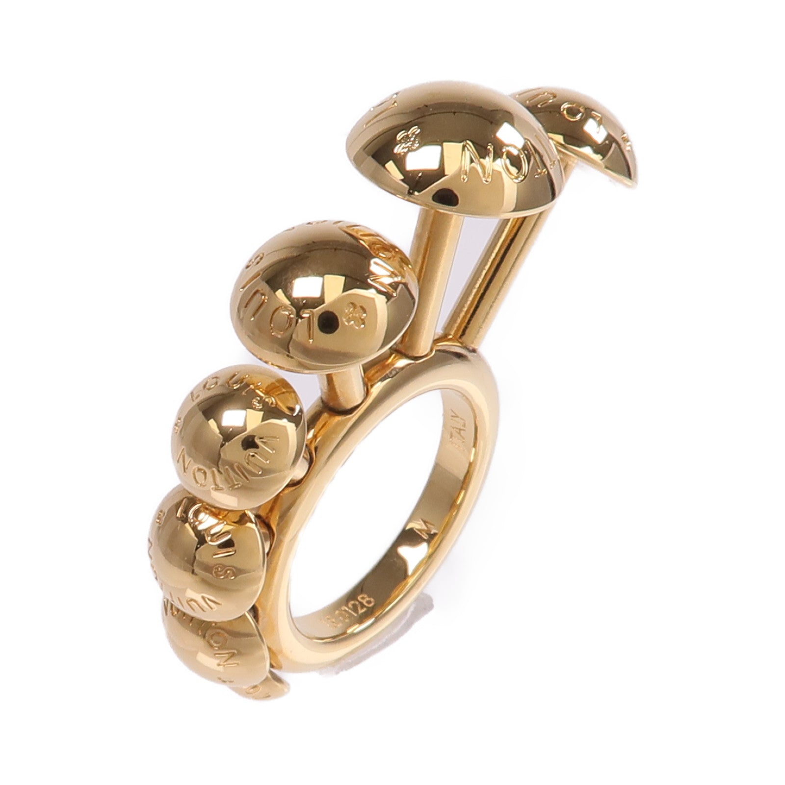 LOUIS VUITTON 【激減優惠】金屬Studdy Ring戒指US#6.5