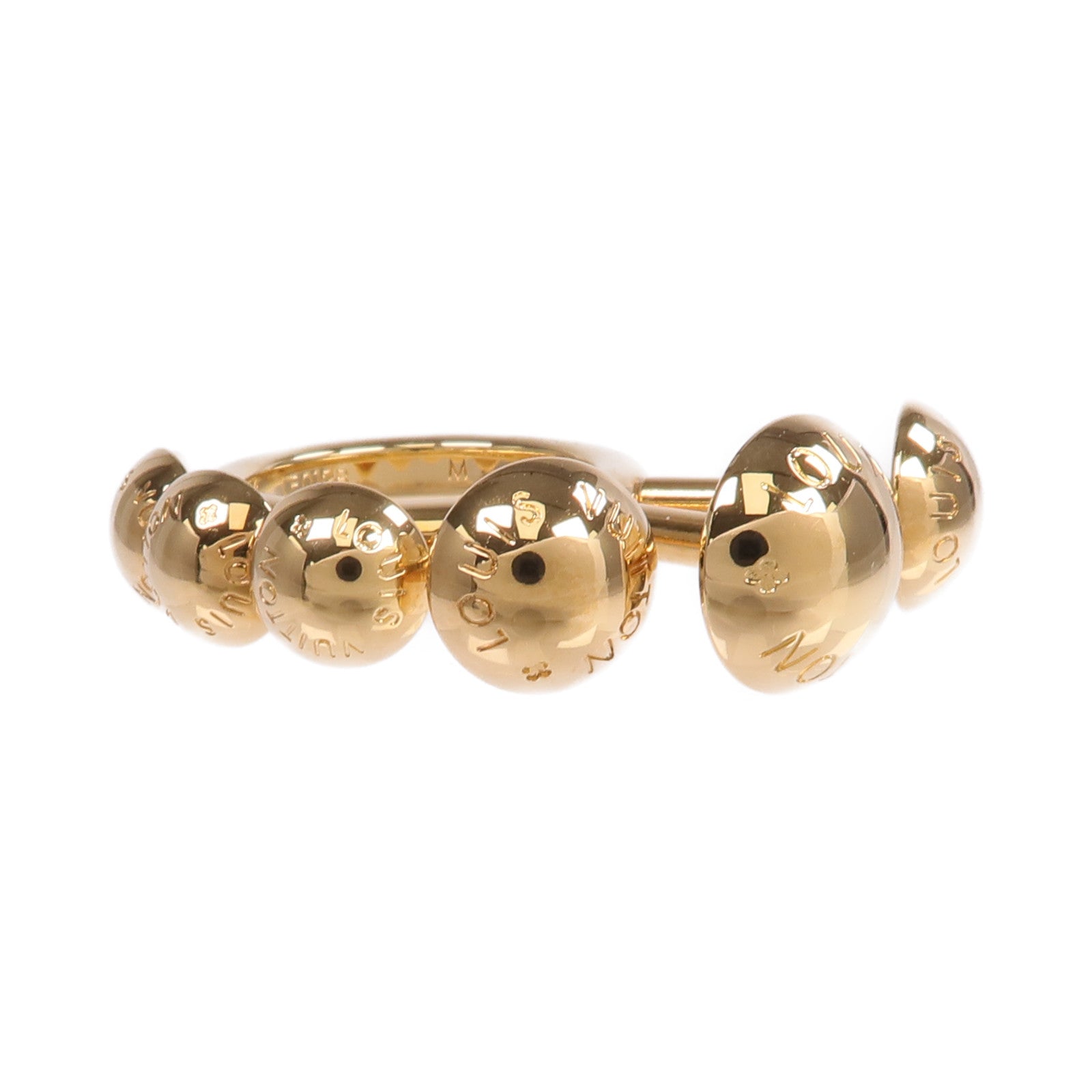 LOUIS VUITTON 【激減優惠】金屬Studdy Ring戒指US#6.5