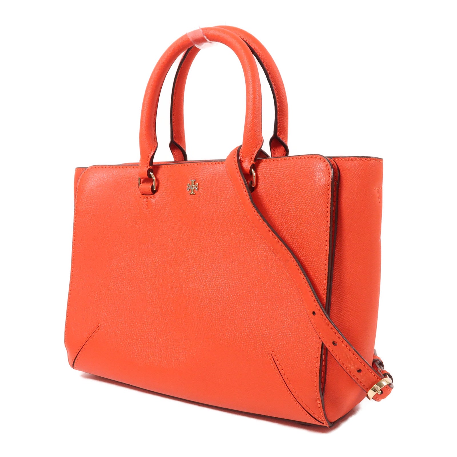 Tory Burch 塗層帆布2 Way Shoulder金扣手挽肩背兩用袋