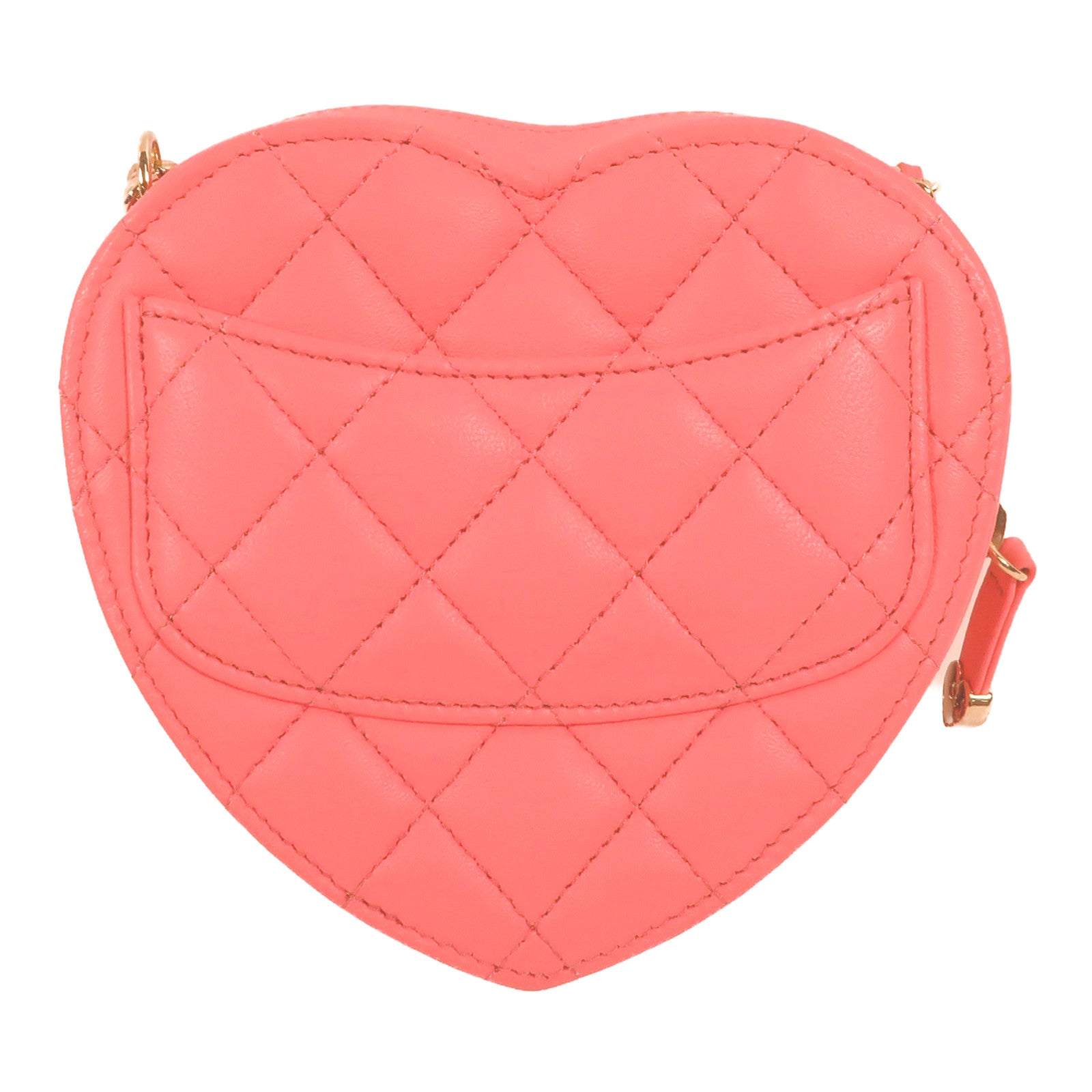CHANEL 羊皮皮革CC In Love Heart肩背袋