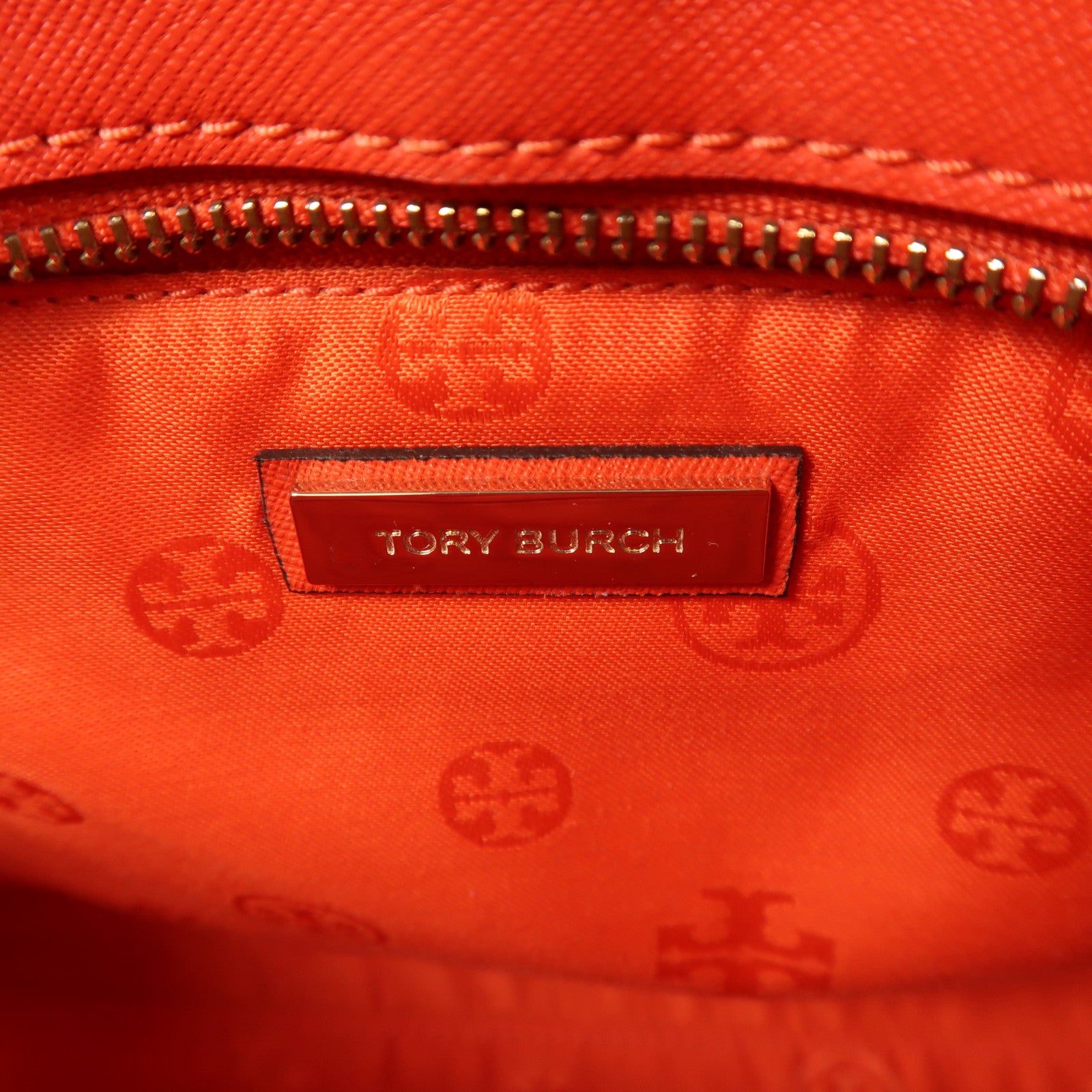 Tory Burch 塗層帆布2 Way Shoulder金扣手挽肩背兩用袋