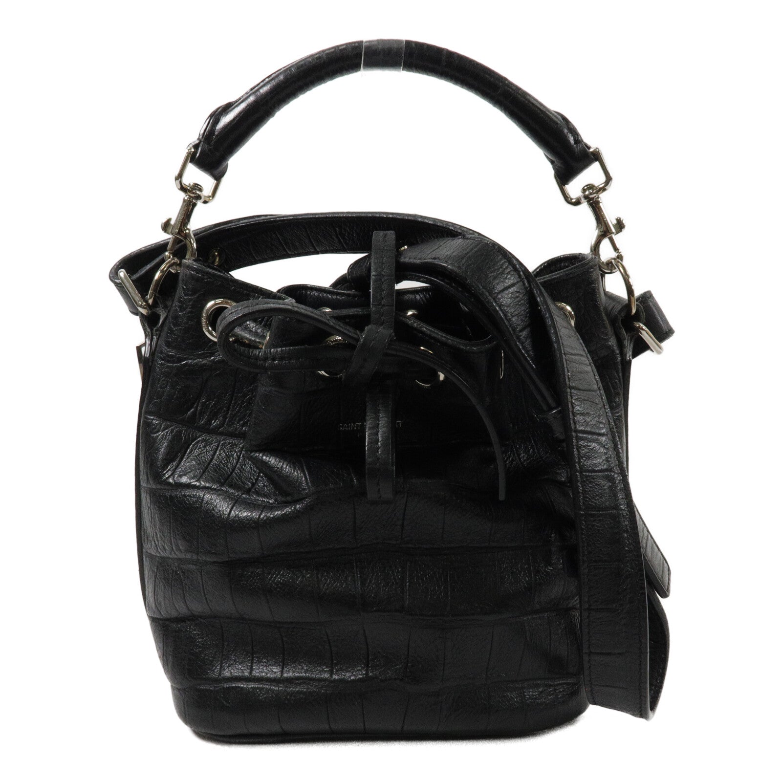 SAINT LAURENT 牛皮皮革Emmanuelle Small Bucket手挽肩背兩用袋