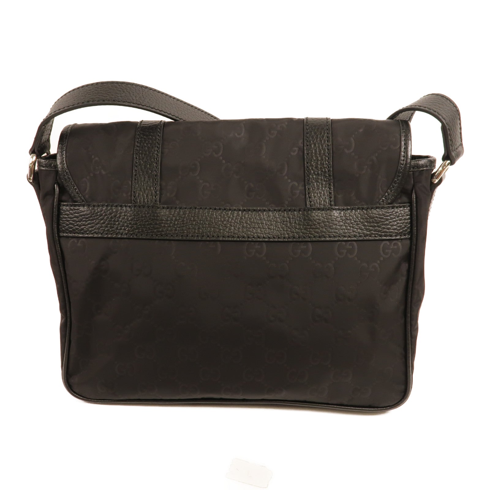 GUCCI 尼龍/牛皮皮革GG Nylon Messenger Bag肩背袋