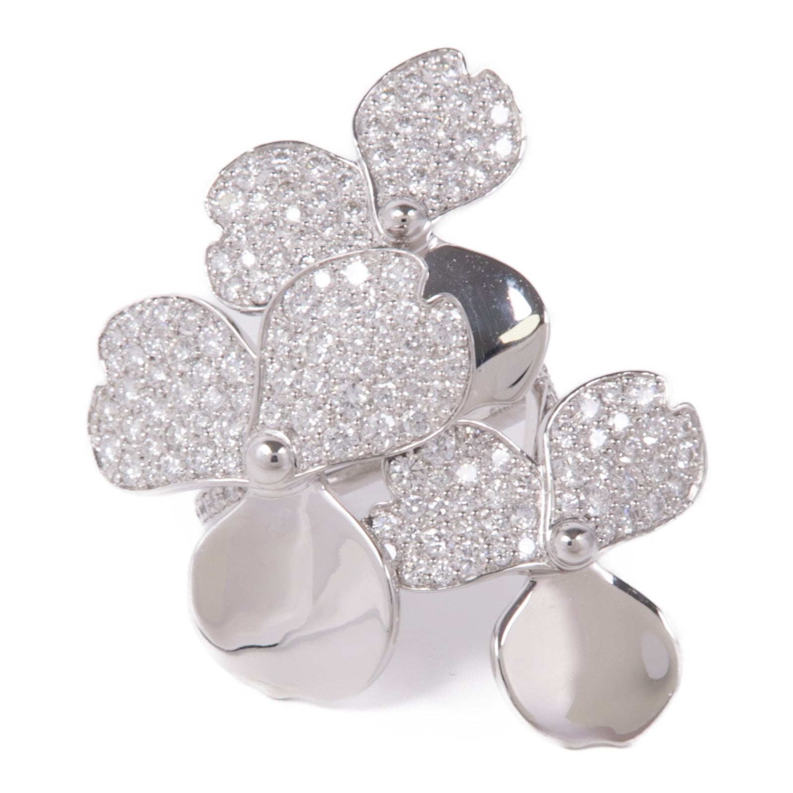 TIFFANY&CO 【激減優惠】PT950鉑金Paper Flowers Diamond Ring鑽石戒指US#6