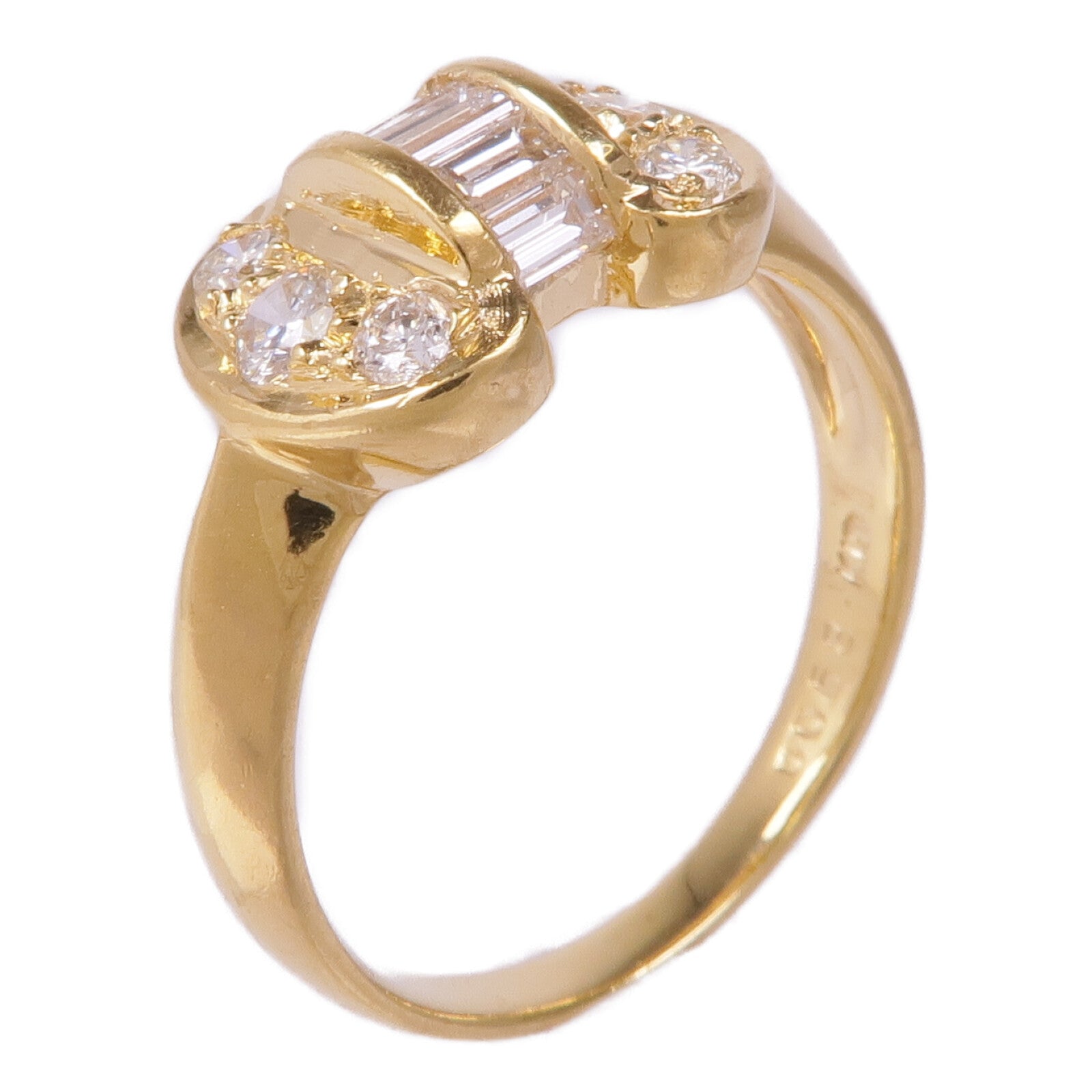 JEWELRY 【激減優惠】18K黃金Diamond Ring鑽石戒指US#6.5