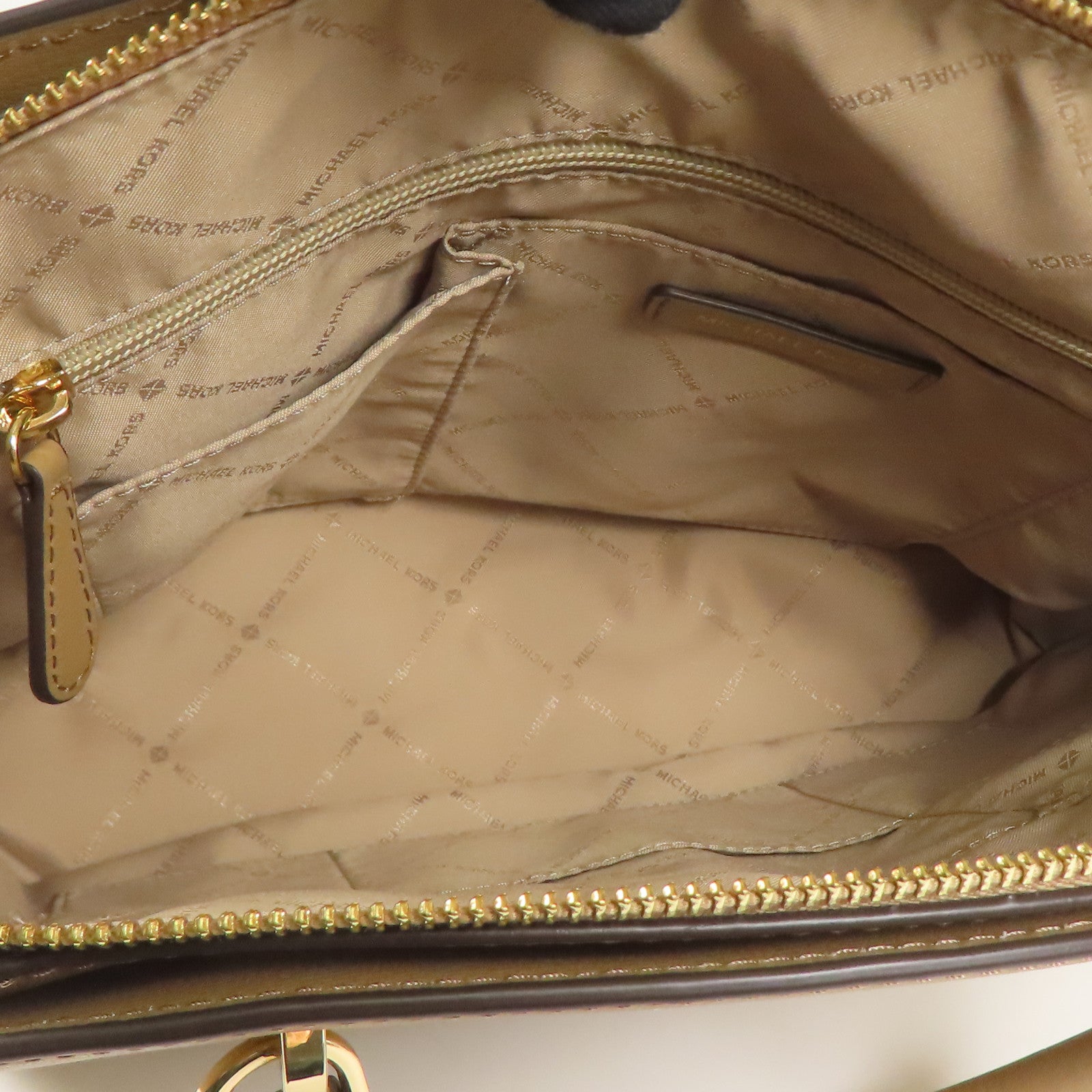 Michael Kors 牛皮皮革2 Way Shoulder金扣手挽肩背兩用袋