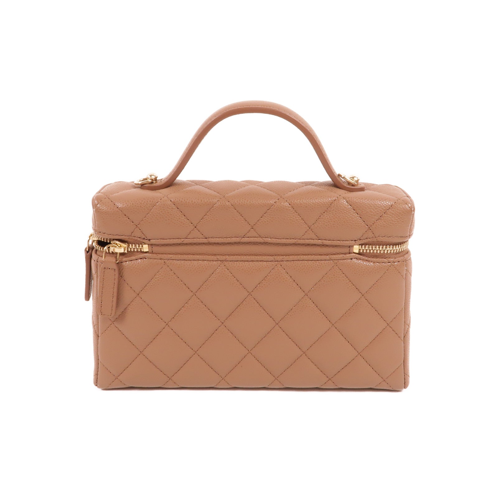 CHANEL 牛皮皮革Vanity Case手挽肩背兩用袋