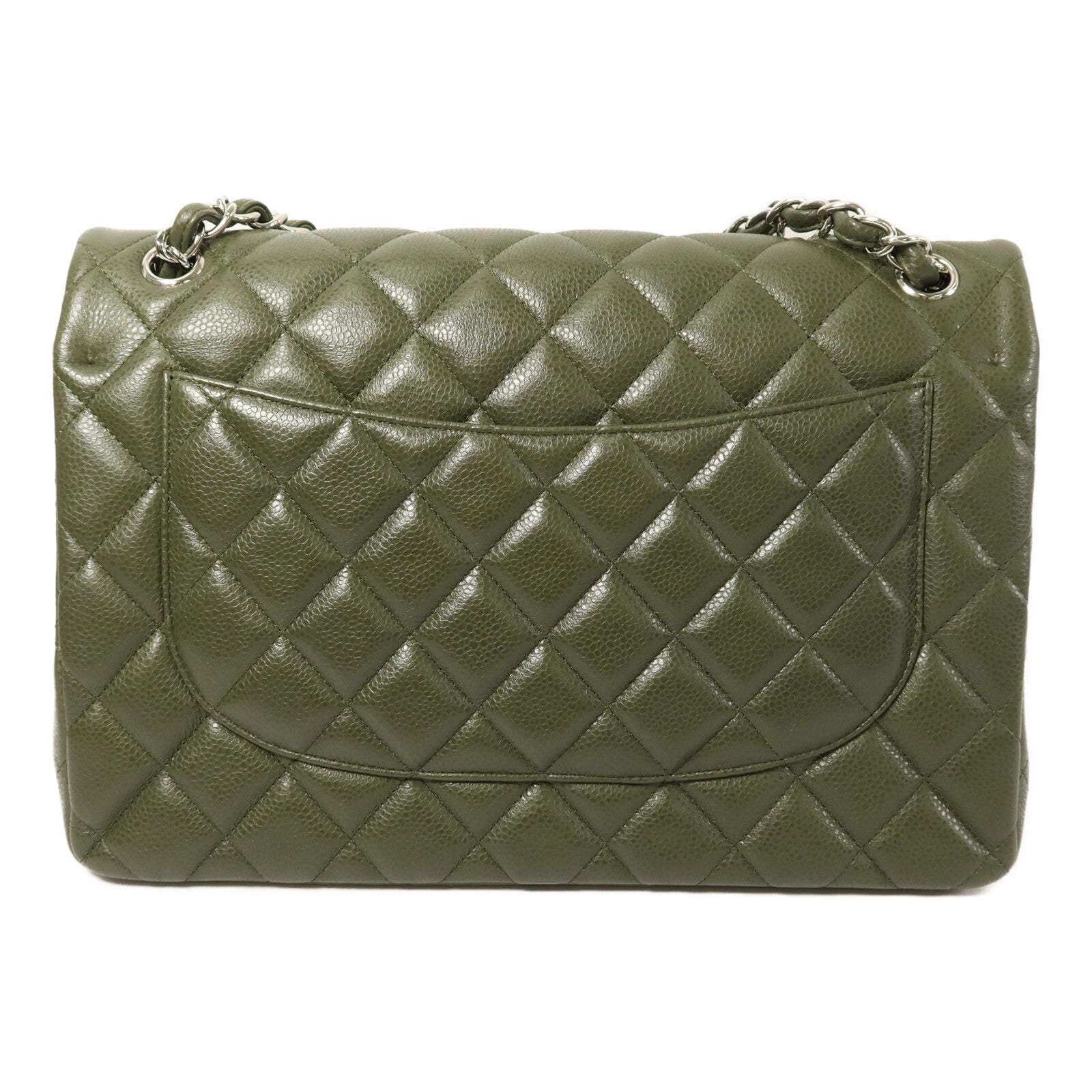 CHANEL 牛皮皮革Large Classic鏈帶肩背袋