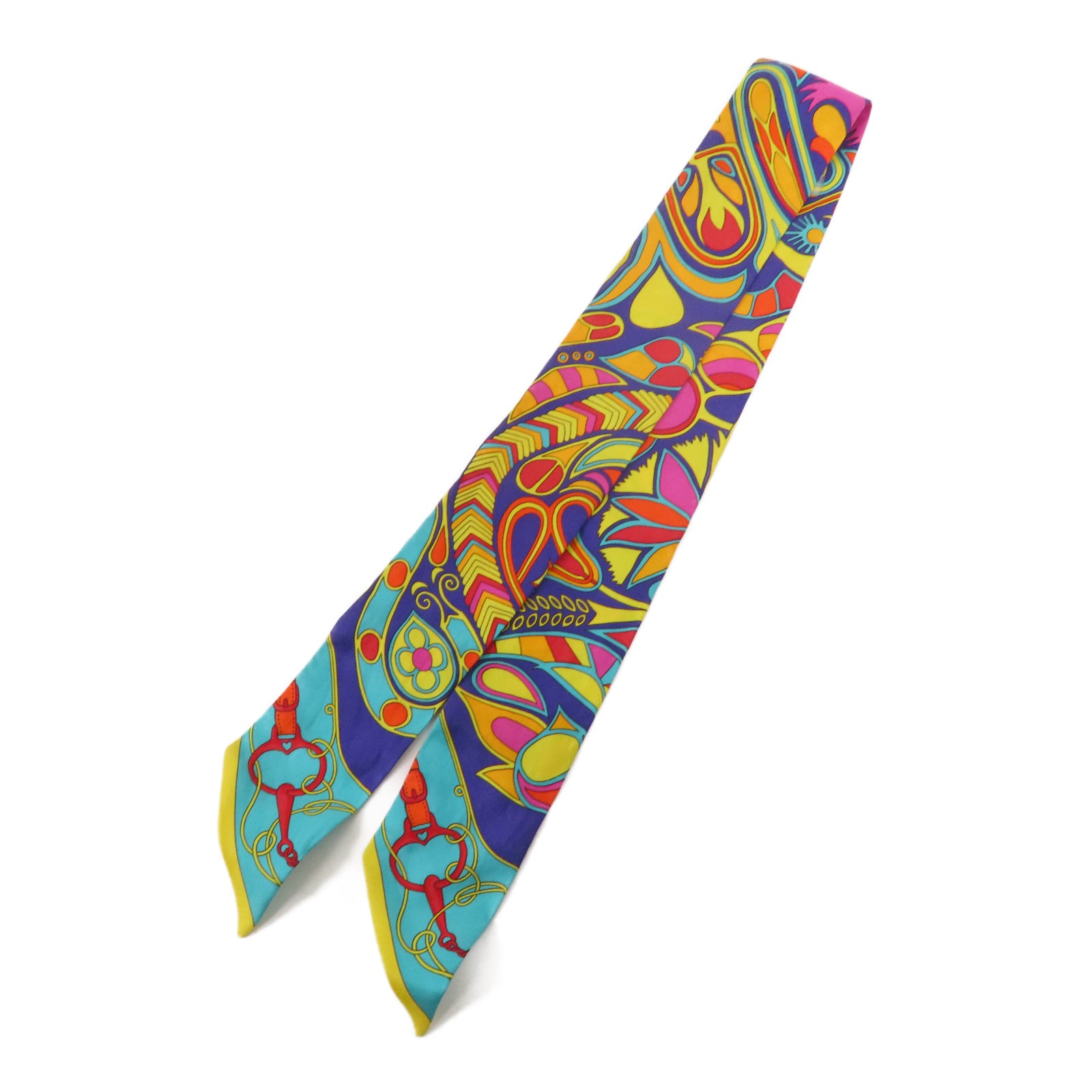 HERMES 絲質Twilly絲巾