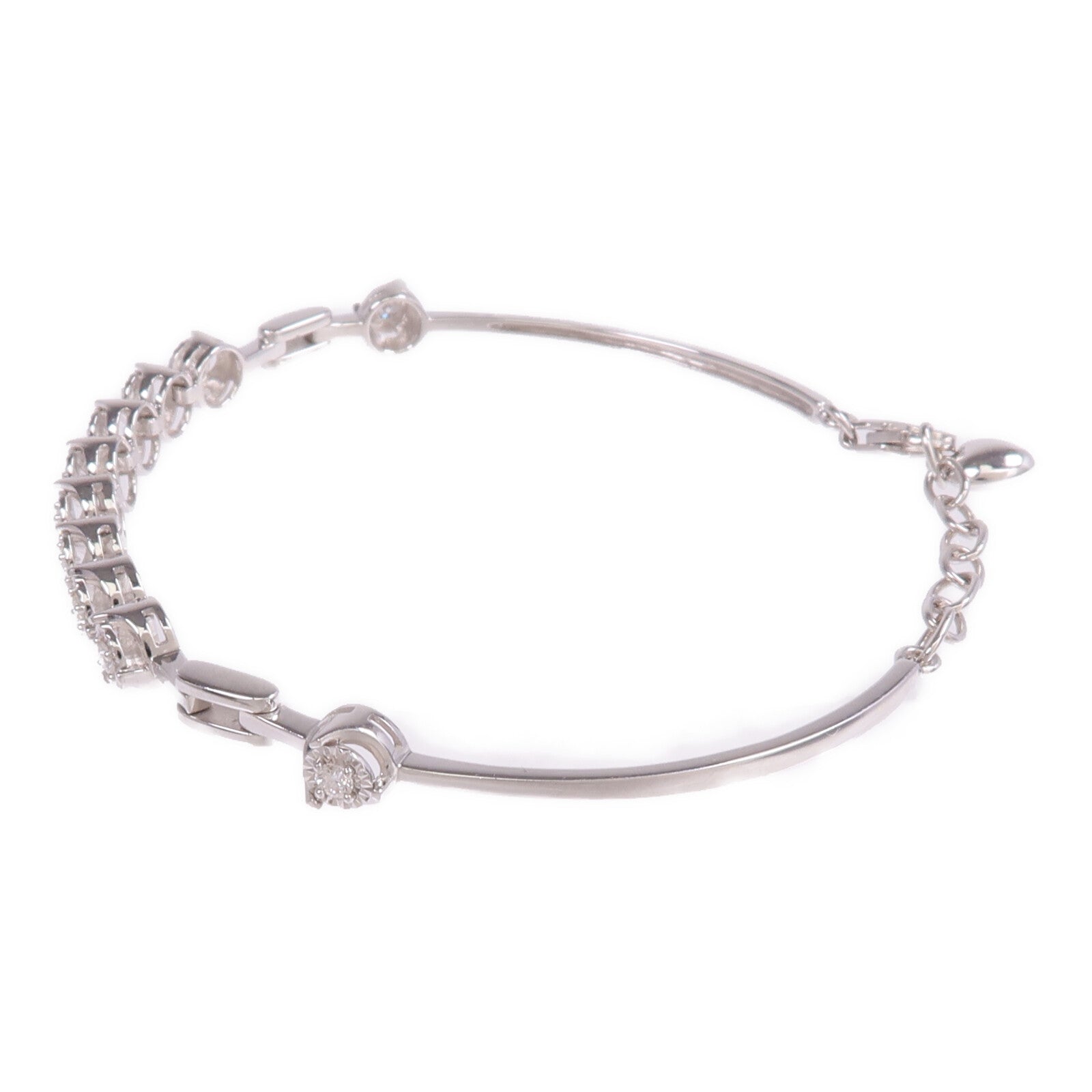 JEWELRY 18K白金Diamond Bracelet鑽石手鏈