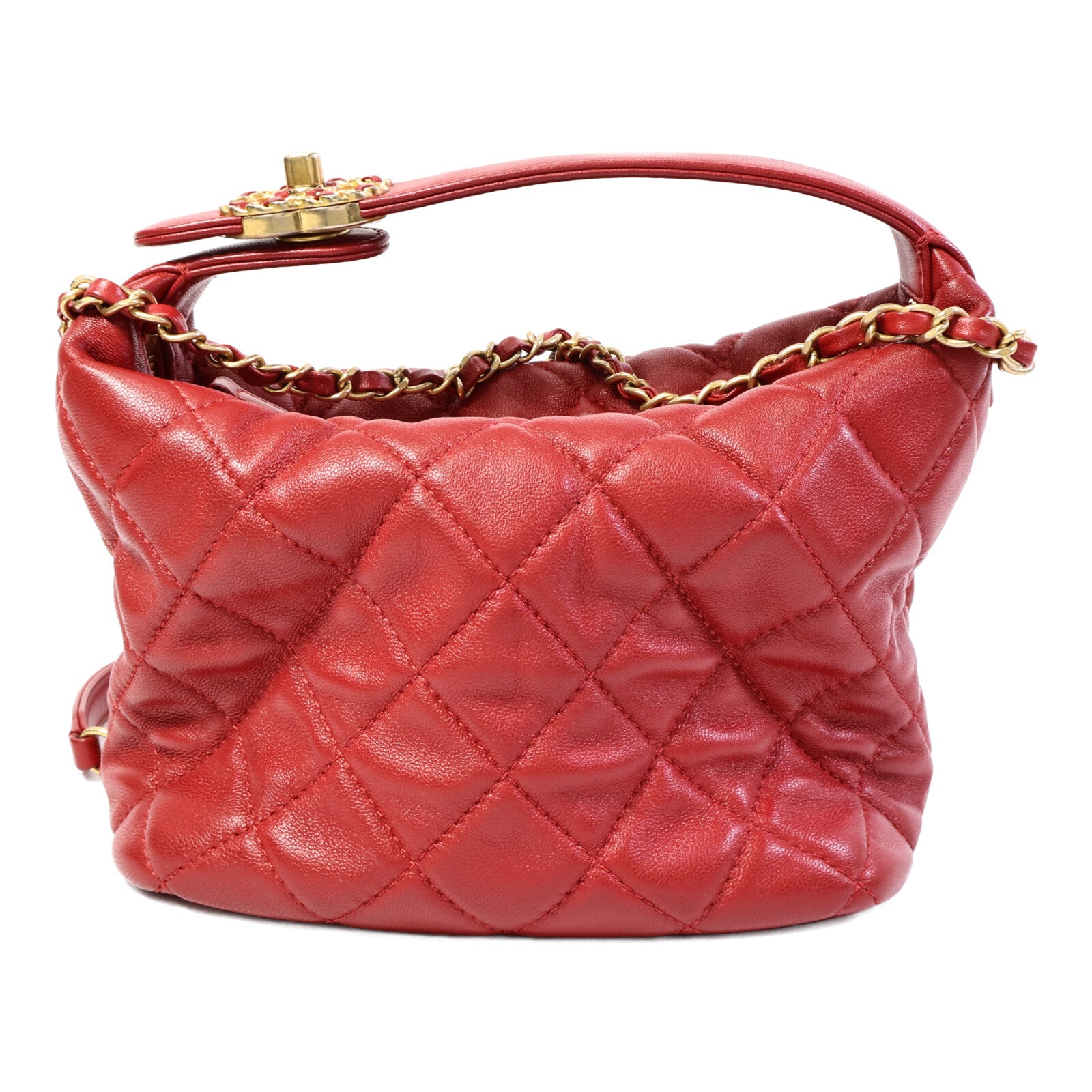 CHANEL 羊皮皮革2 Way Shoulder Bag 手挽肩背兩用袋