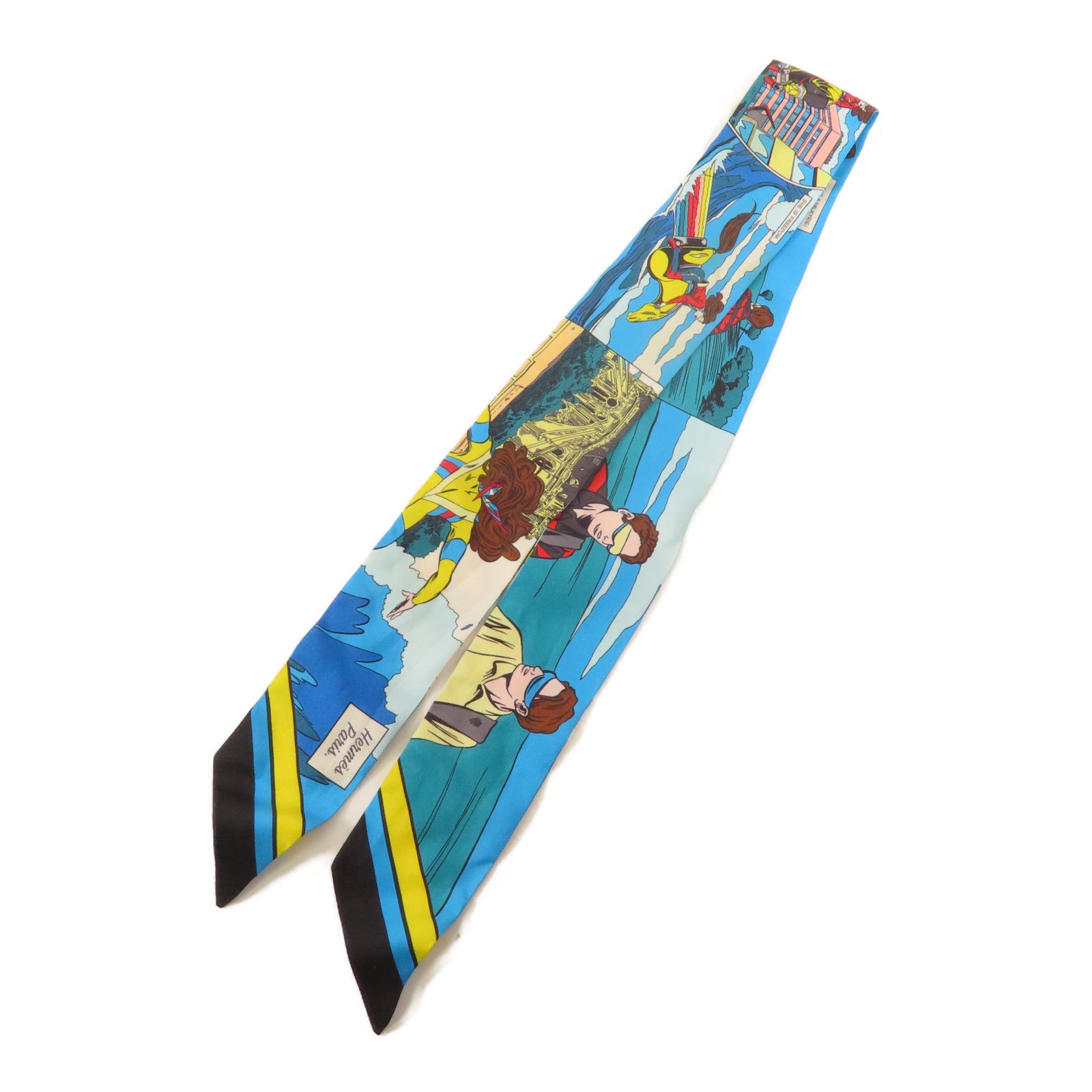 HERMES 絲質Twilly絲巾