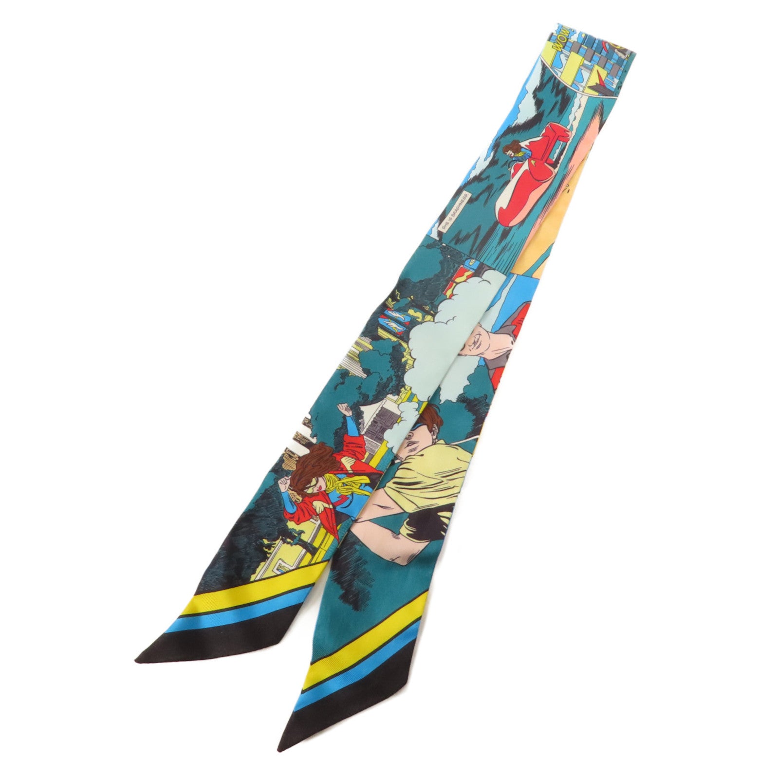 HERMES 絲質Twilly絲巾