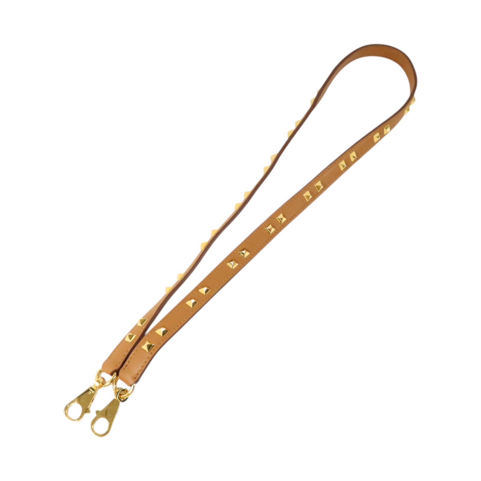 HERMES Swift皮革Mini Dog Carres Strap金扣肩帶Gold
