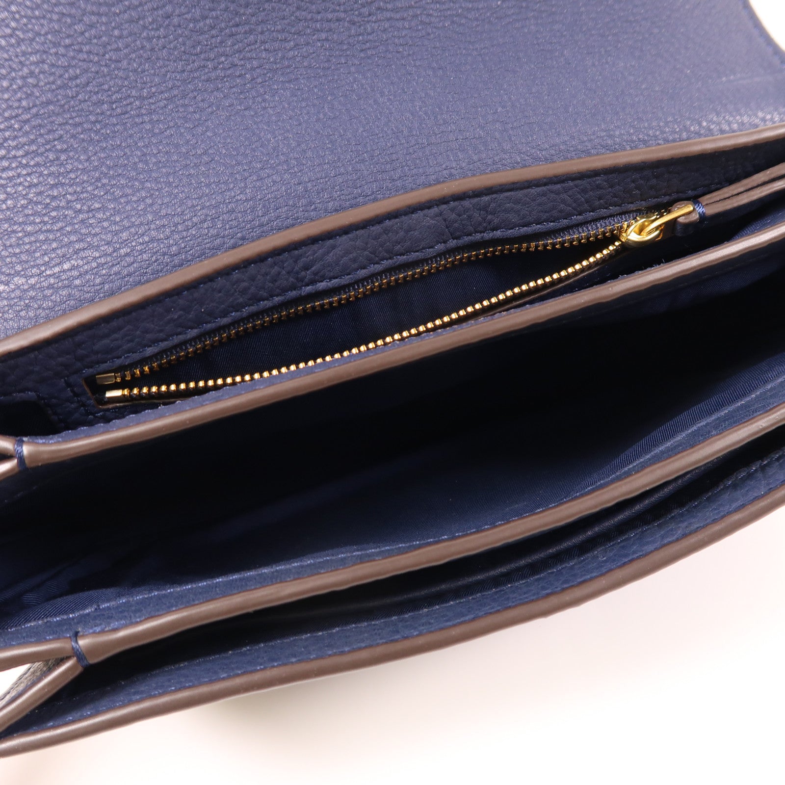 Tory Burch 牛皮皮革2 Way Bag金扣鏈帶手挽肩背兩用袋