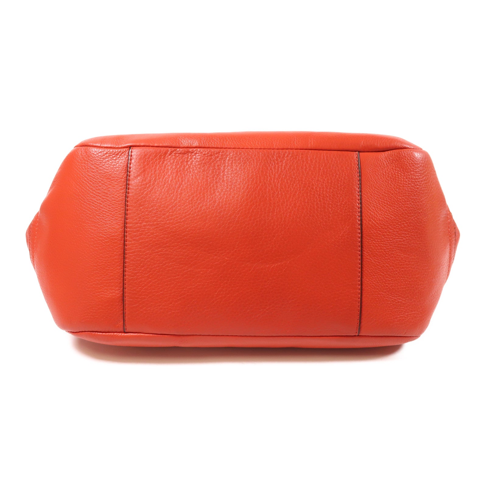 COACH 牛皮皮革Tote Bag銀扣手挽袋