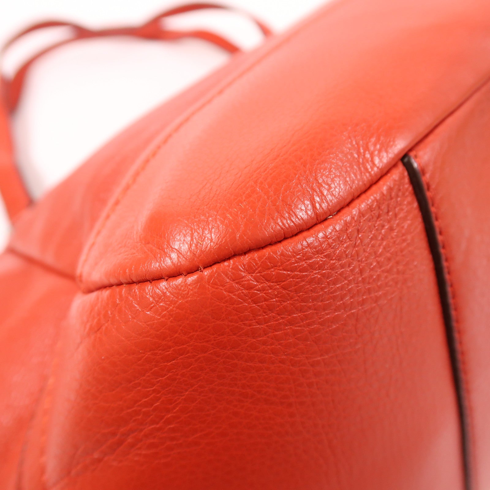 COACH 牛皮皮革Tote Bag銀扣手挽袋