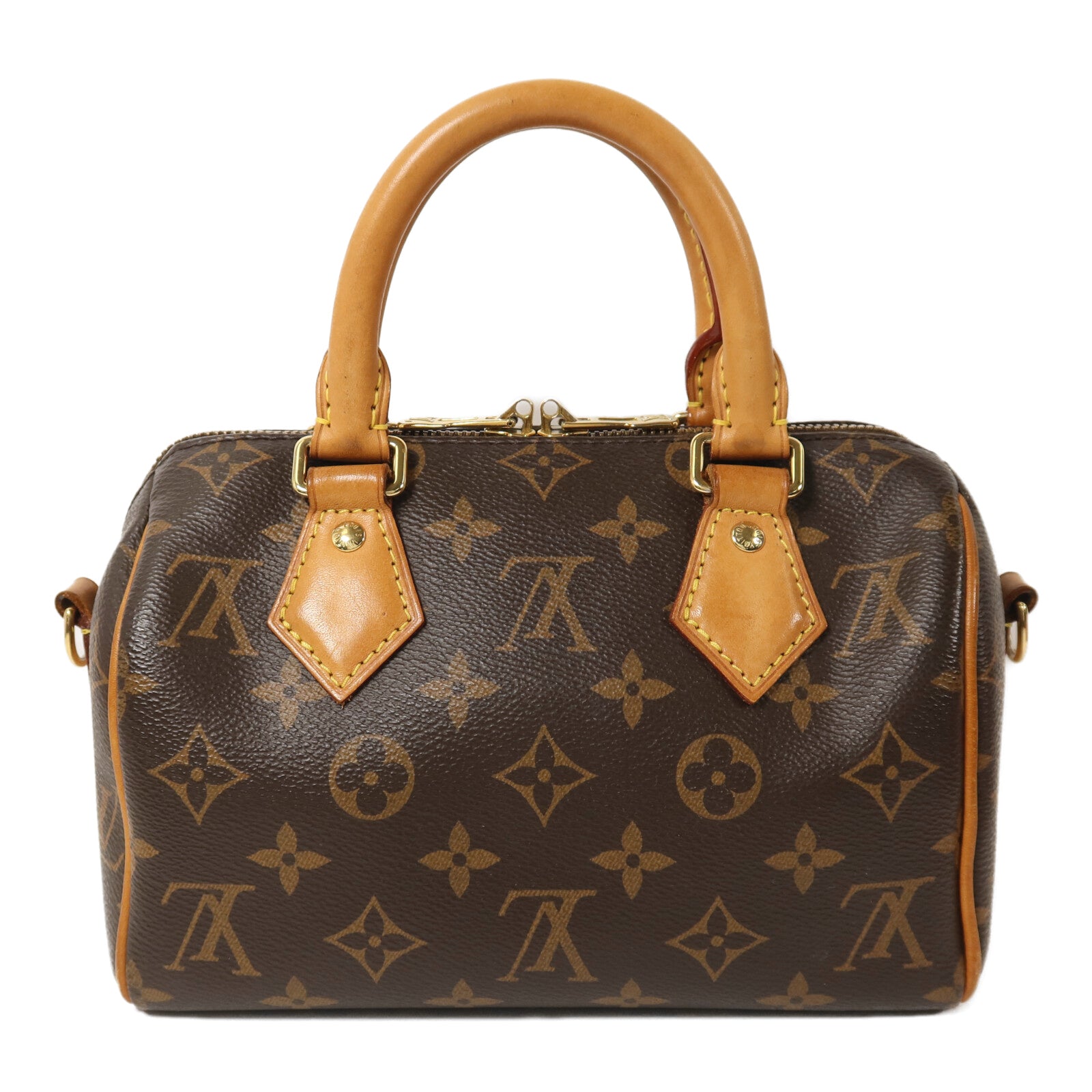 LOUIS VUITTON Monogram Speedy Bandouliere 20金扣手挽肩背兩用袋