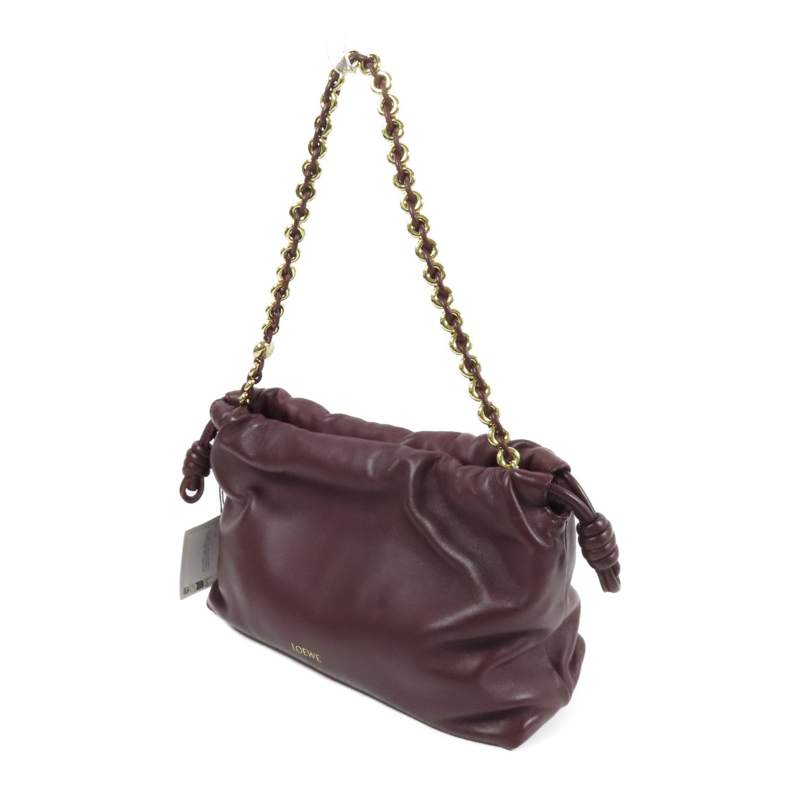 LOEWE 羊皮皮革Medium Flamenco Purse金扣肩背袋