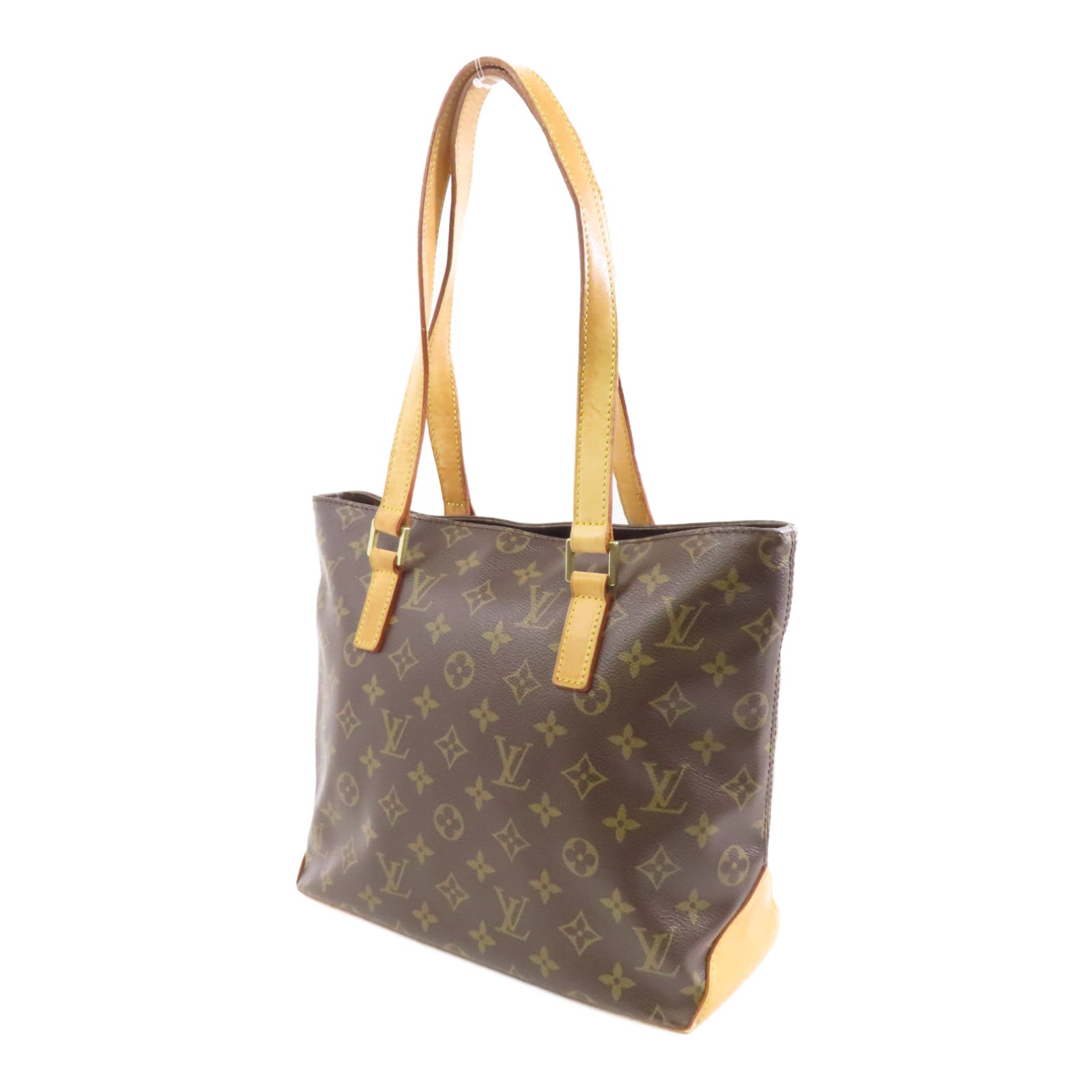 LOUIS VUITTON 【激減優惠】Monogram Cabas Piano金扣肩背袋啡色