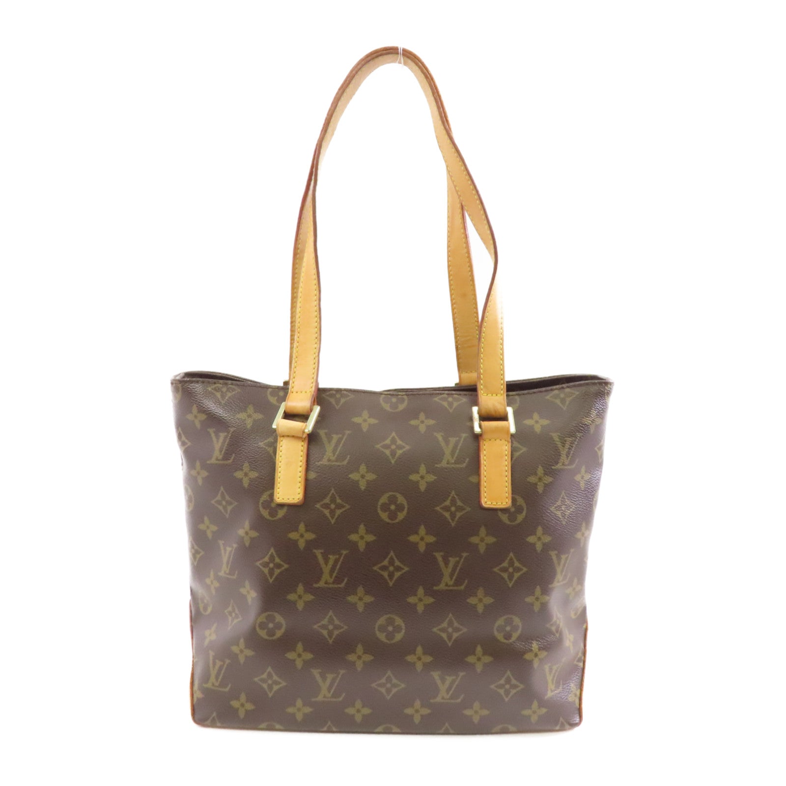 LOUIS VUITTON 【激減優惠】Monogram Cabas Piano金扣肩背袋啡色