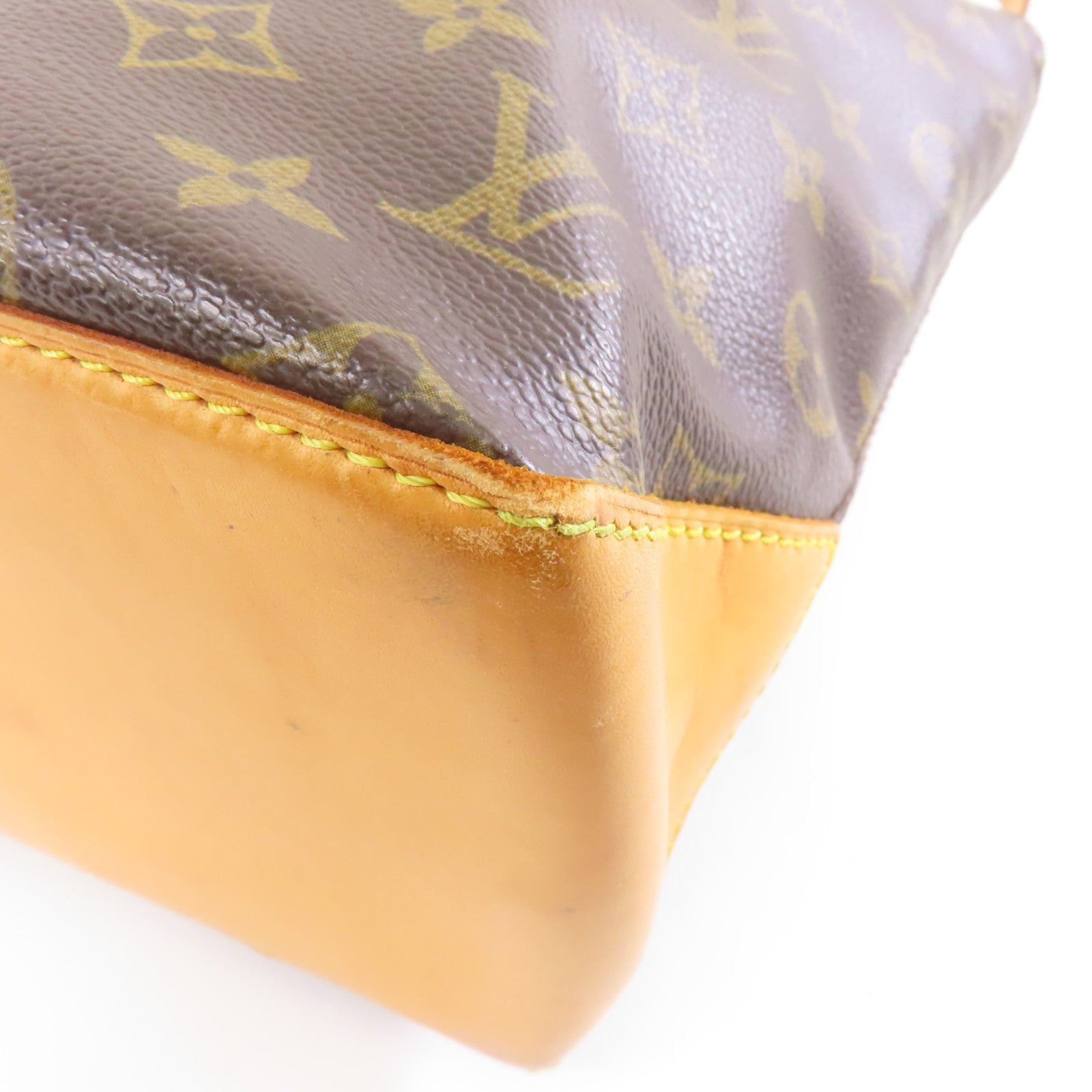 LOUIS VUITTON 【激減優惠】Monogram Cabas Piano金扣肩背袋啡色