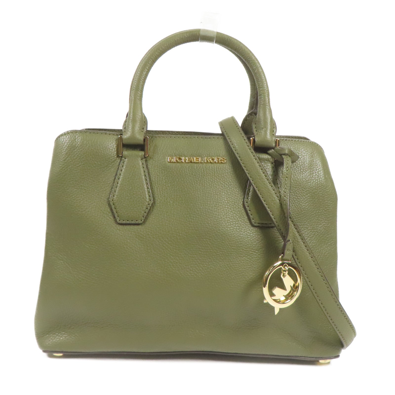 Michael Kors 牛皮皮革2 Way Shoulder金扣手挽肩背兩用袋