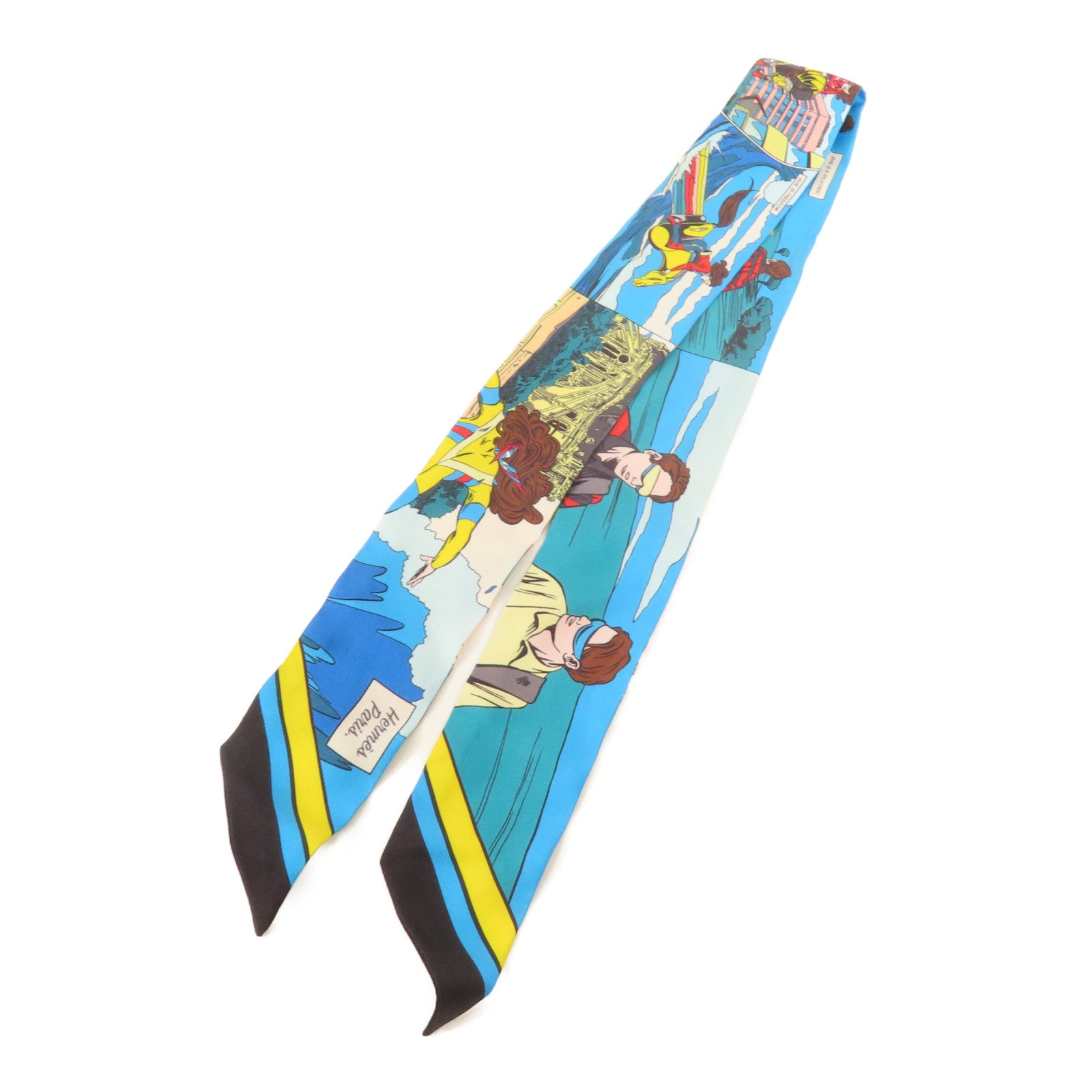 HERMES 絲質Twilly絲巾