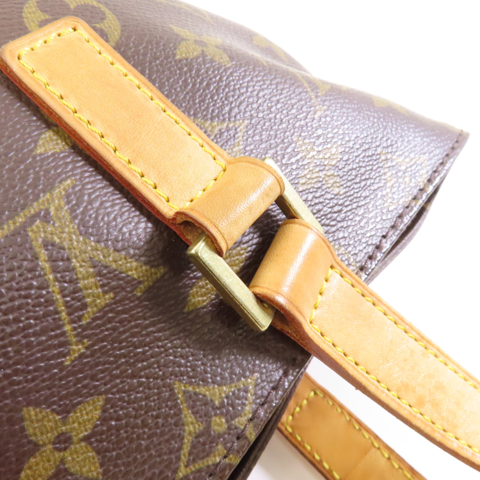 LOUIS VUITTON 【激減優惠】Monogram Cabas Piano金扣肩背袋啡色