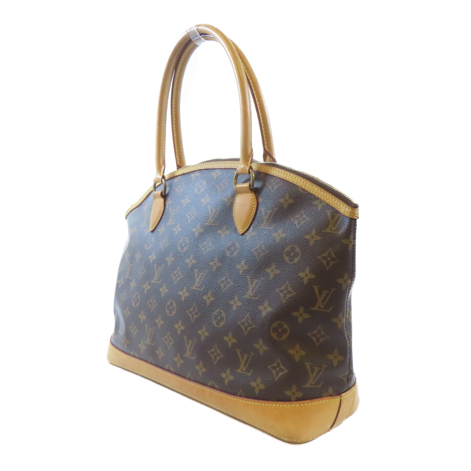 LOUIS VUITTON (PRICE DOWN) LV GHW Lockit Horizontal Shoulder Handbag M40104 Monogram Brown
