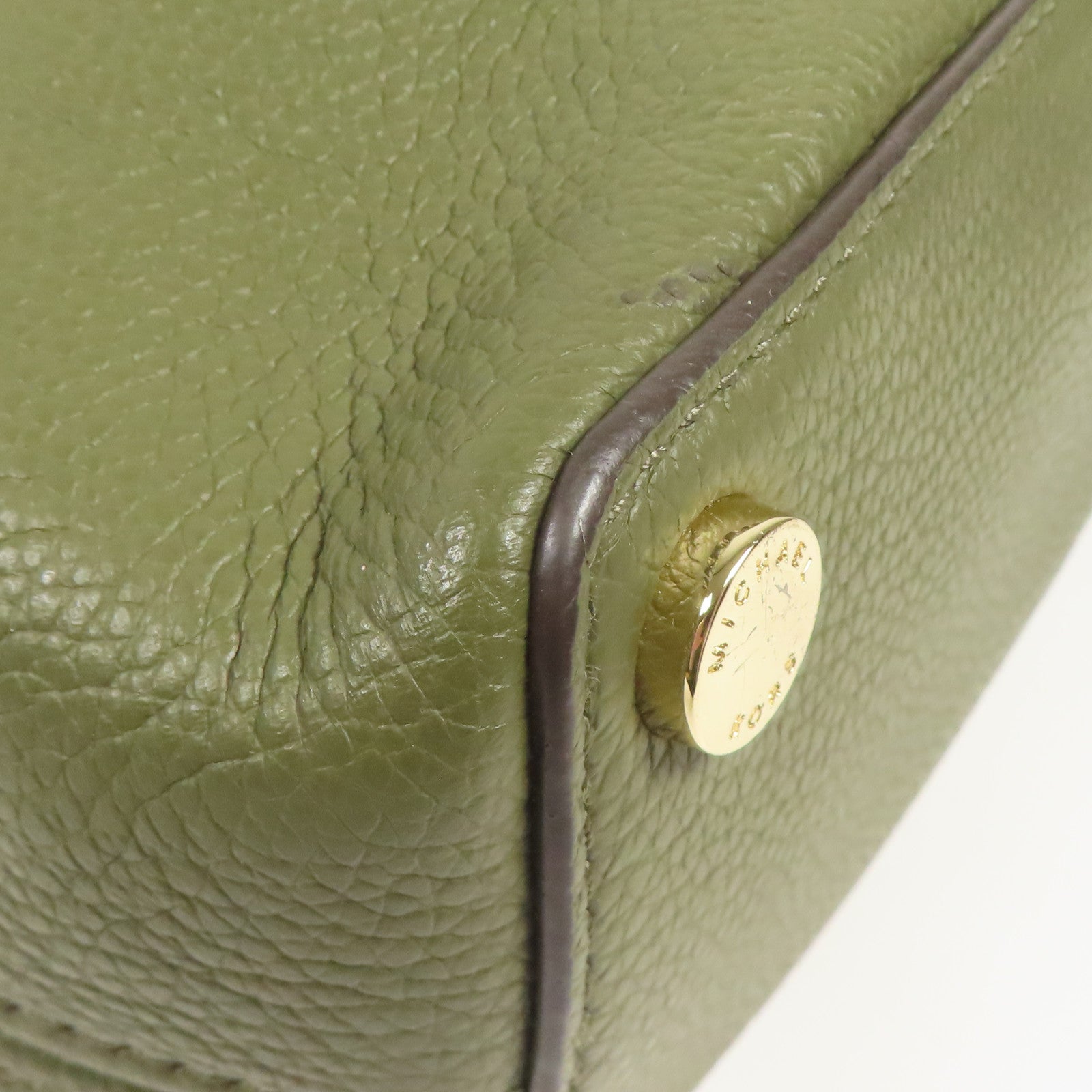 Michael Kors 牛皮皮革2 Way Shoulder金扣手挽肩背兩用袋