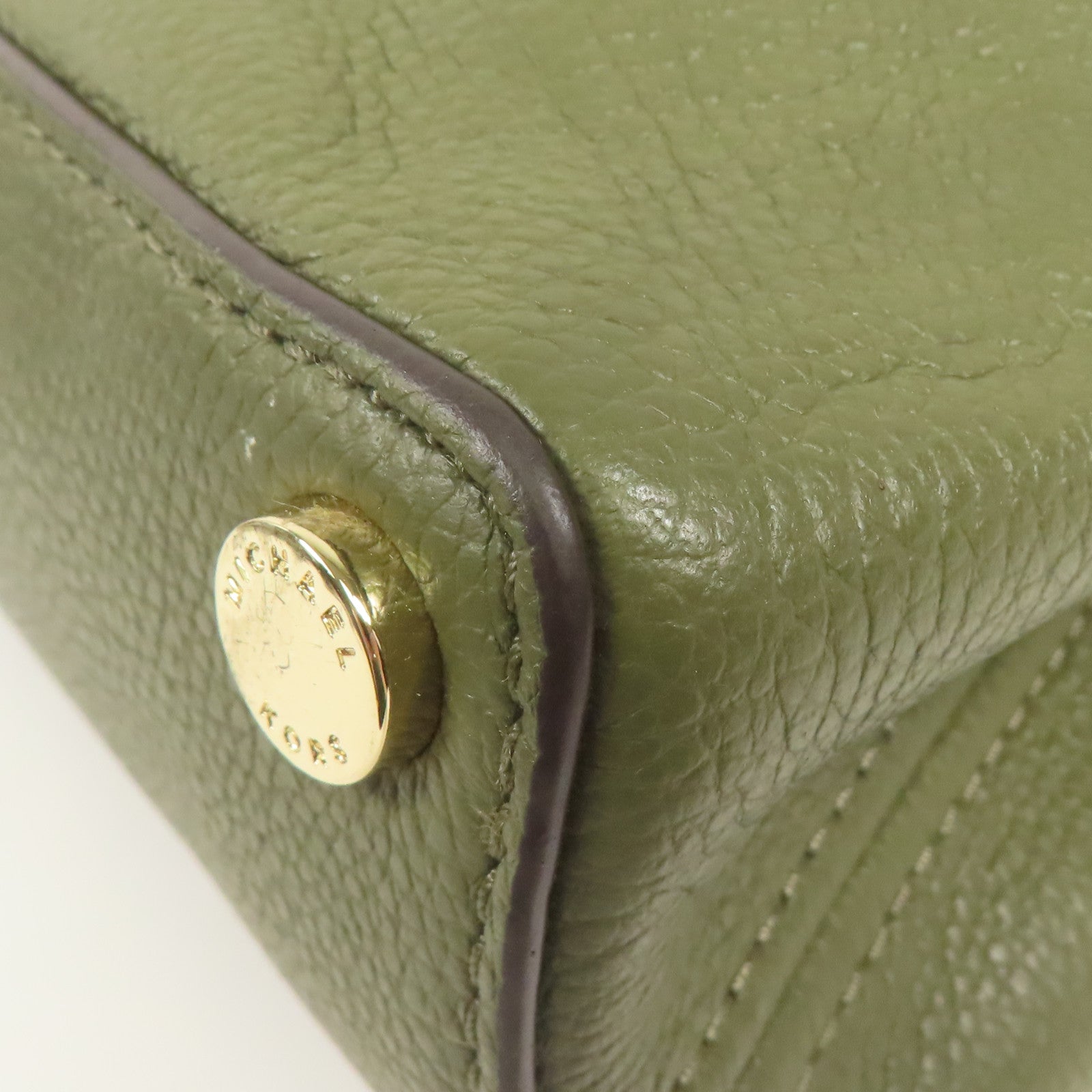 Michael Kors 牛皮皮革2 Way Shoulder金扣手挽肩背兩用袋