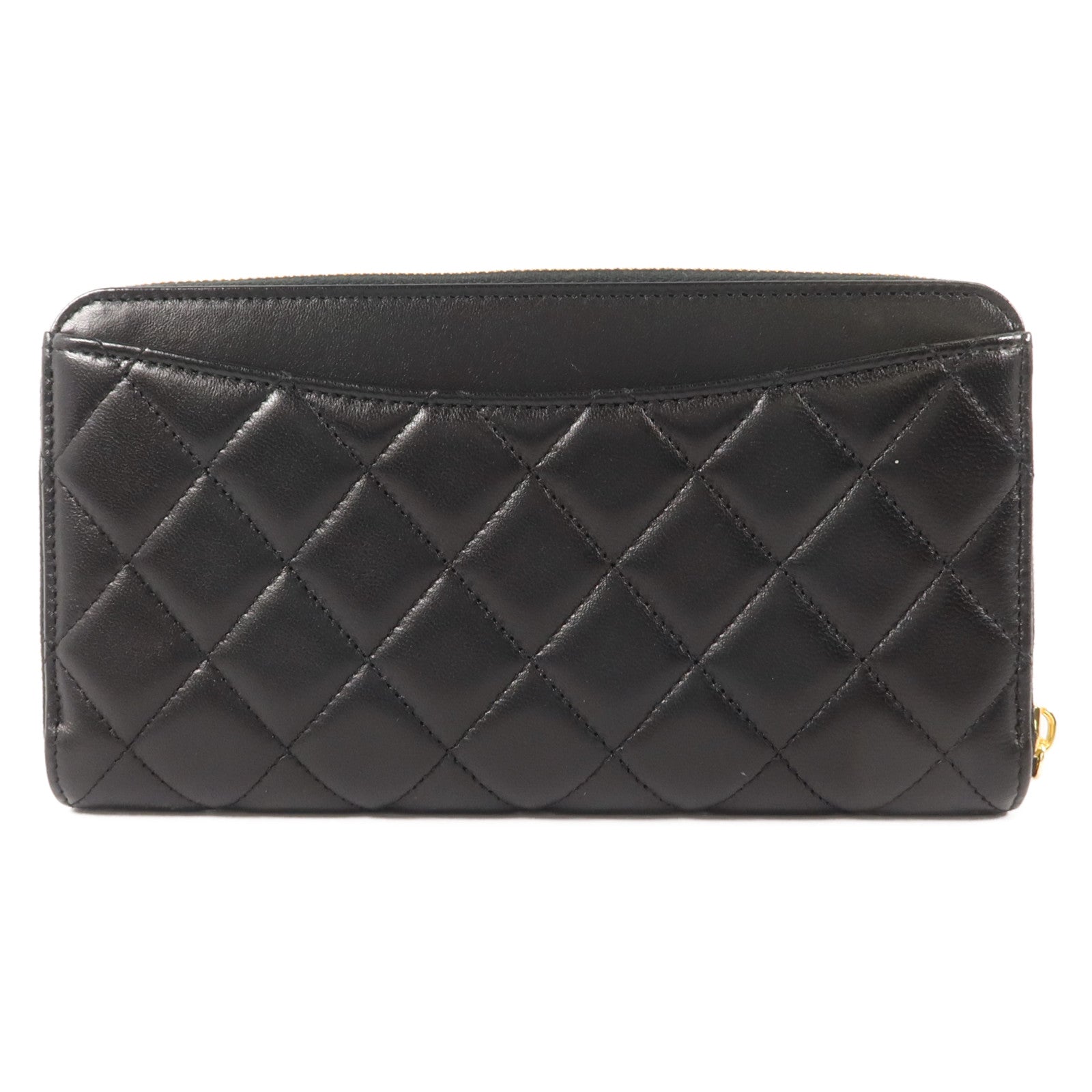 CHANEL 羊皮皮革Zipper Long Wallet長錢包