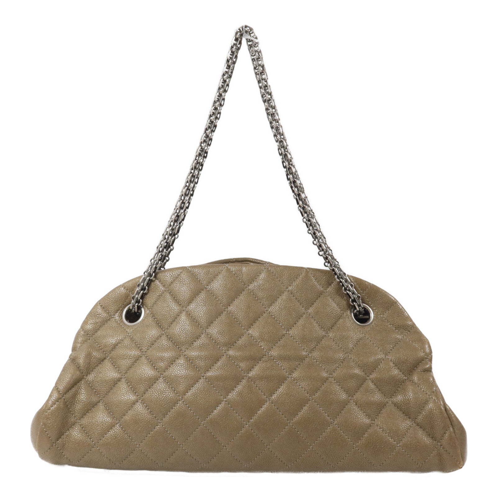 CHANEL 牛皮皮革Chain Shoulder鏈帶肩背袋