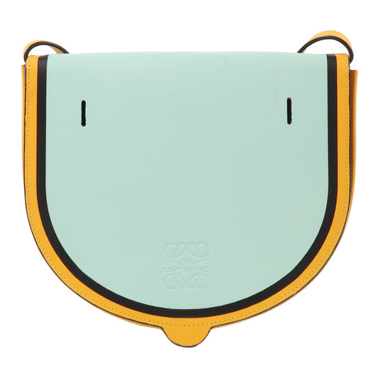 LOEWE 【激減優惠】牛皮皮革Loewe x Ken Price Heel La Palme銀扣肩背袋