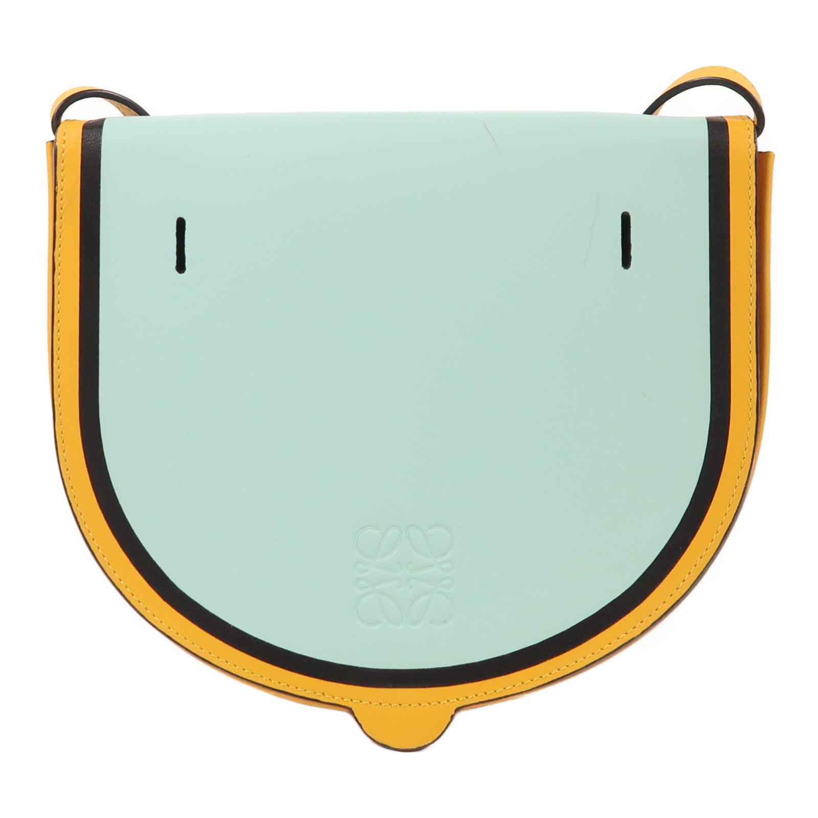 LOEWE 牛皮皮革Loewe x Ken Price Heel La Palme銀扣肩背袋