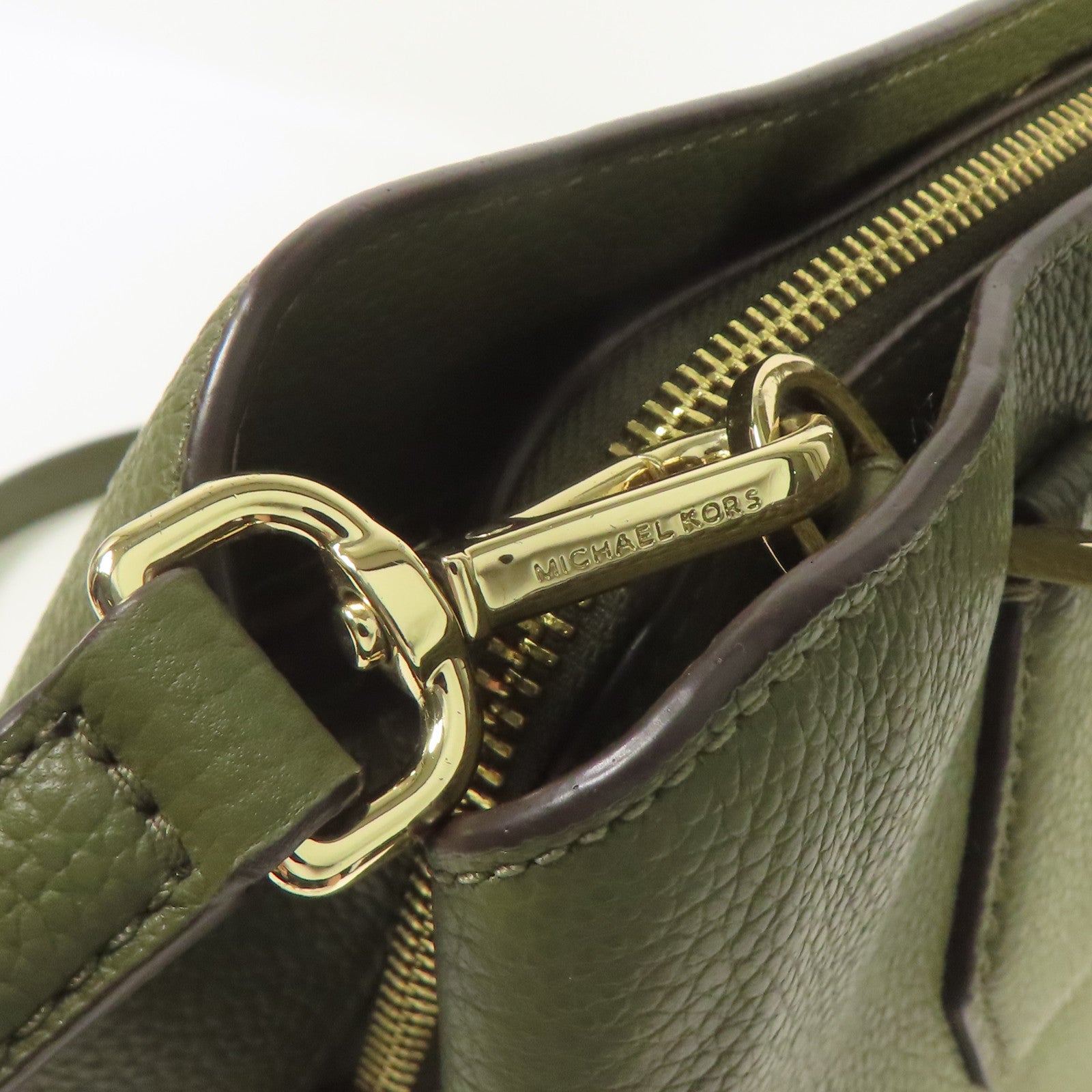 Michael Kors 牛皮皮革2 Way Shoulder金扣手挽肩背兩用袋