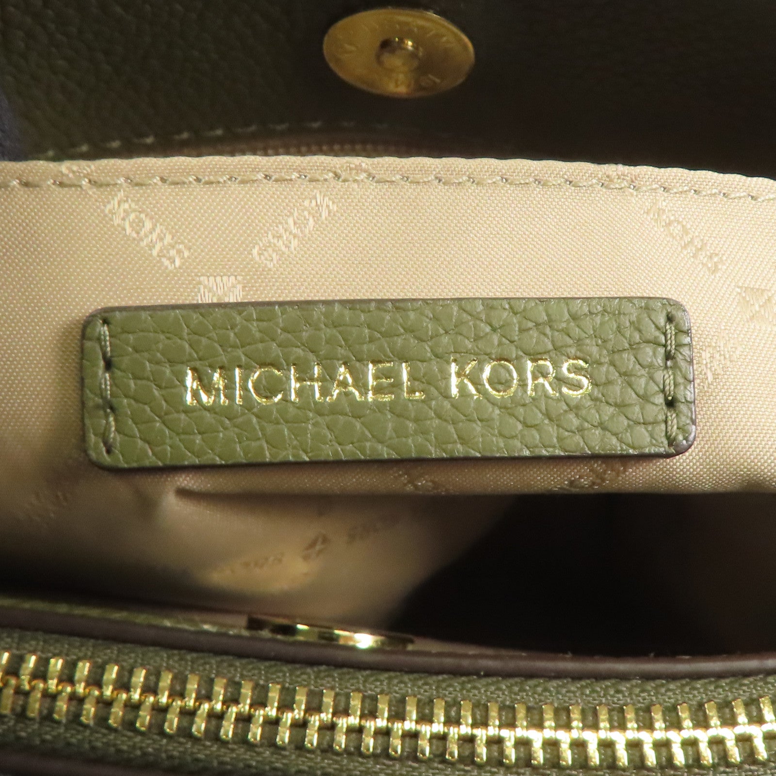 Michael Kors 牛皮皮革2 Way Shoulder金扣手挽肩背兩用袋