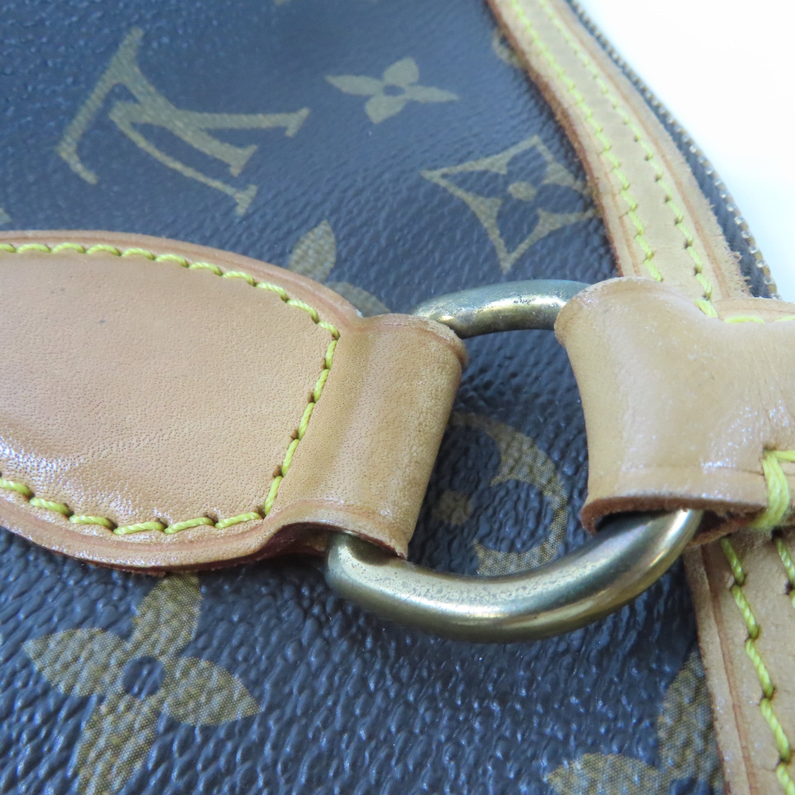 LOUIS VUITTON (PRICE DOWN) LV GHW Lockit Horizontal Shoulder Handbag M40104 Monogram Brown