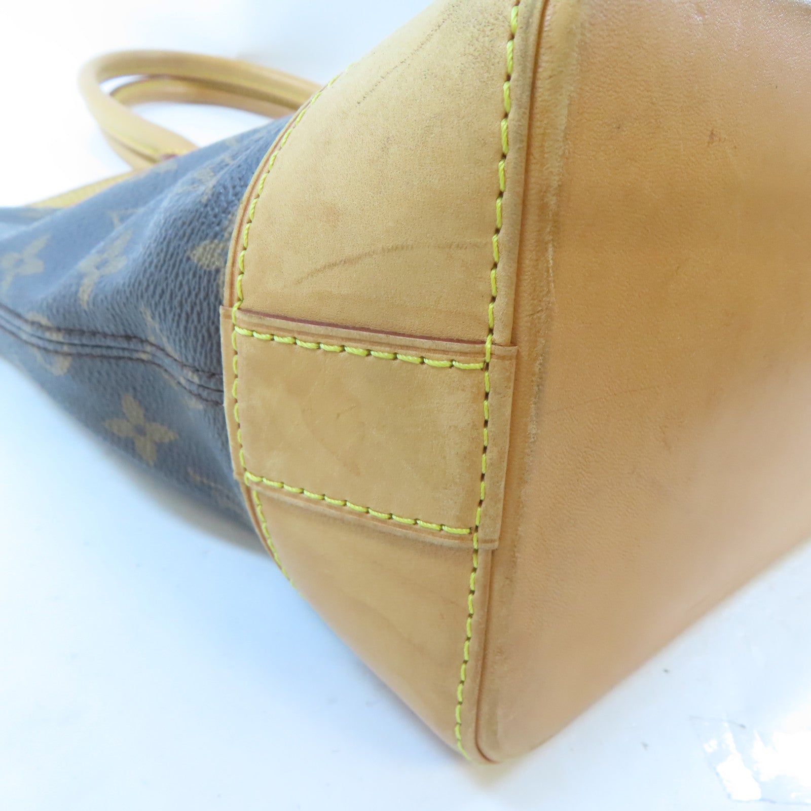 LOUIS VUITTON (PRICE DOWN) LV GHW Lockit Horizontal Shoulder Handbag M40104 Monogram Brown