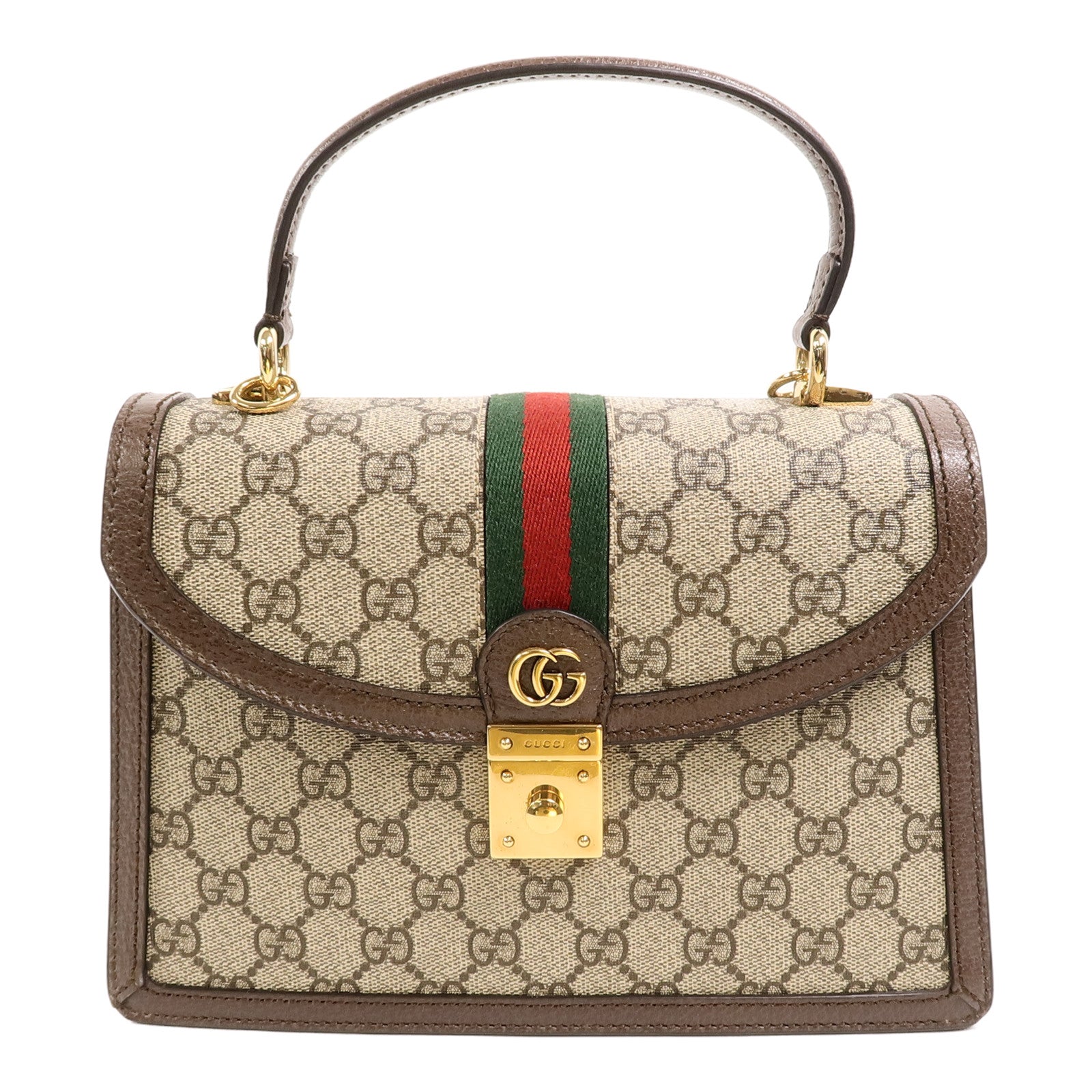 GUCCI 塗層帆布Ophidia GG Supreme手挽袋