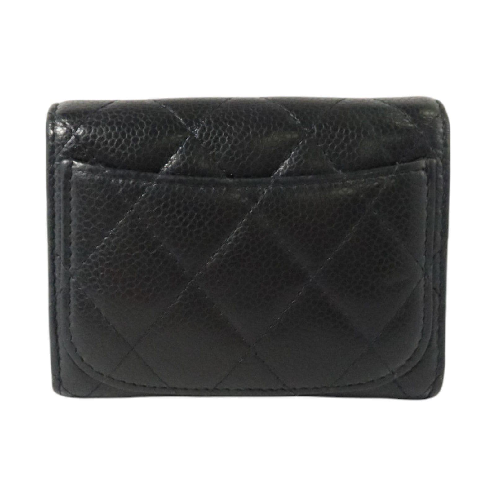 CHANEL 牛皮皮革Card Case銀扣卡片套